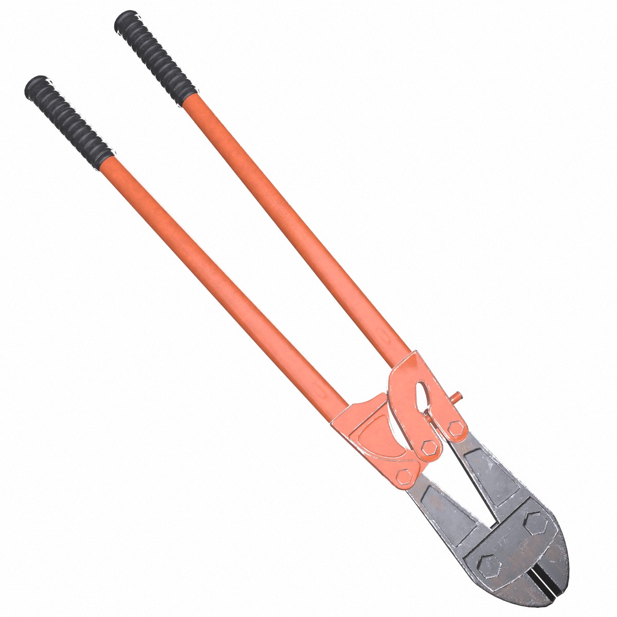 Bolt Cutter Low Poly Low-poly 3D model_10