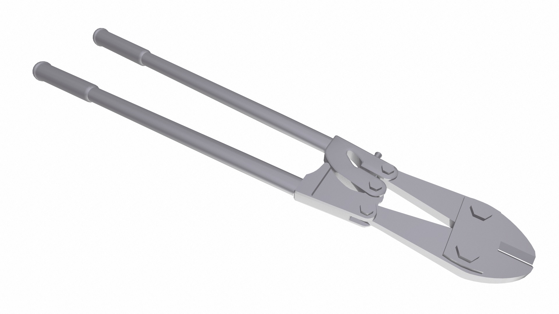Bolt Cutter Low Poly Low-poly 3D model_30