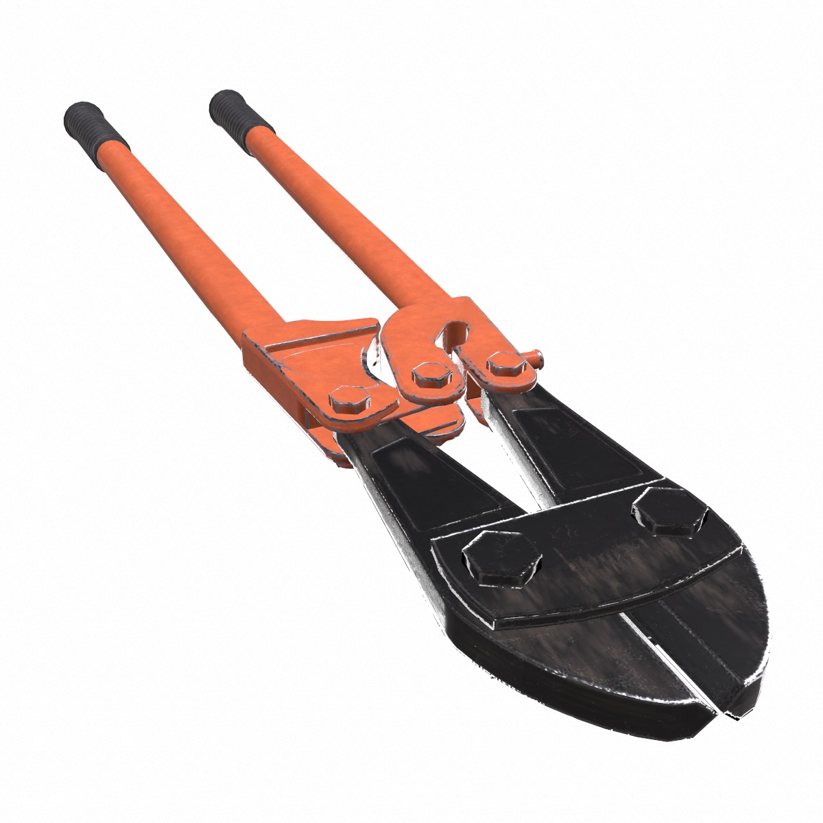 Bolt Cutter Low Poly Low-poly 3D model_14