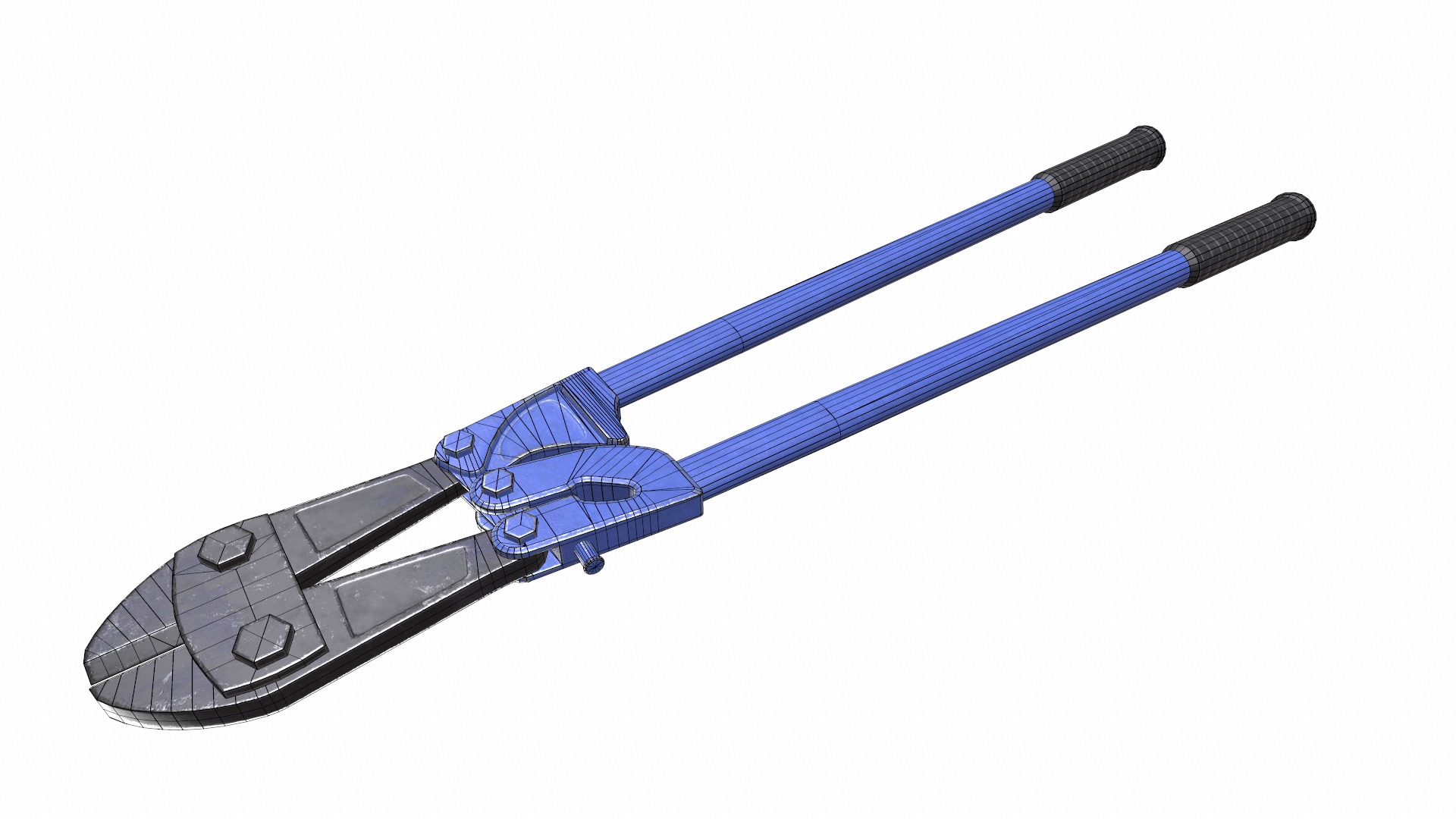 Bolt Cutter Low Poly Low-poly 3D model_24