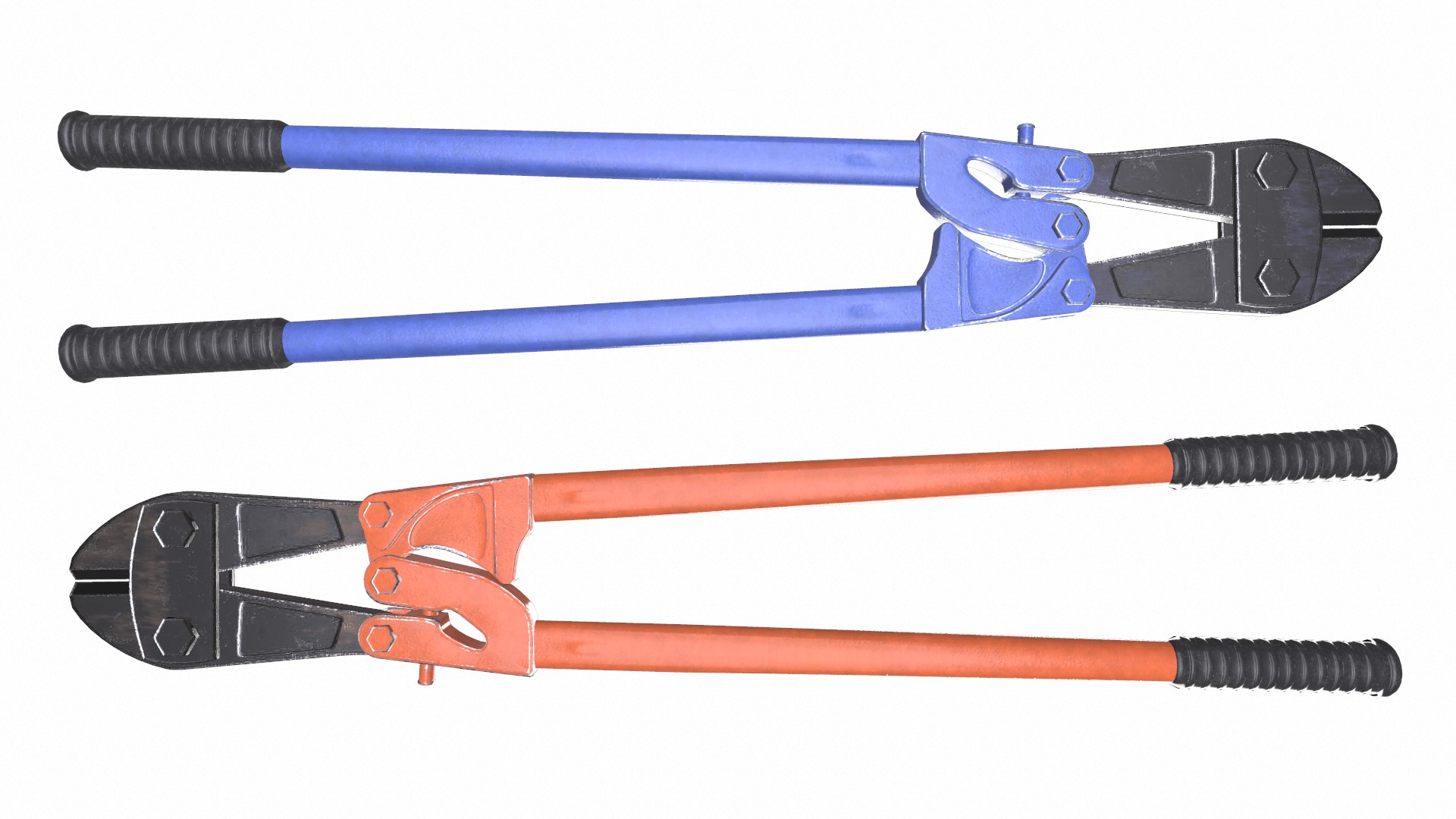 Bolt Cutter Low Poly Low-poly 3D model_16