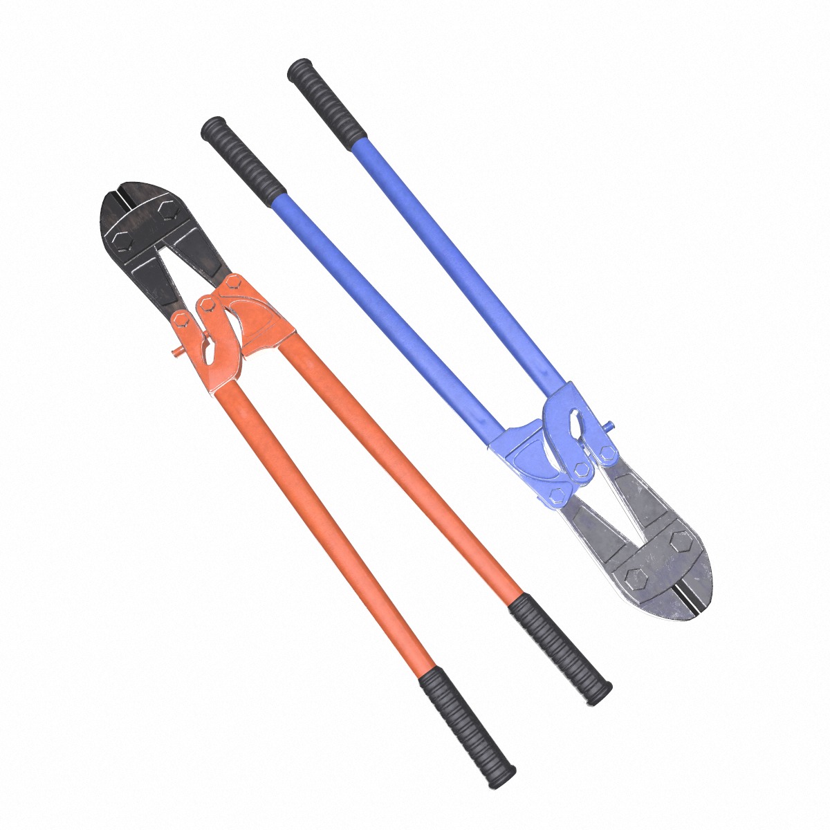 Bolt Cutter Low Poly Low-poly 3D model_4