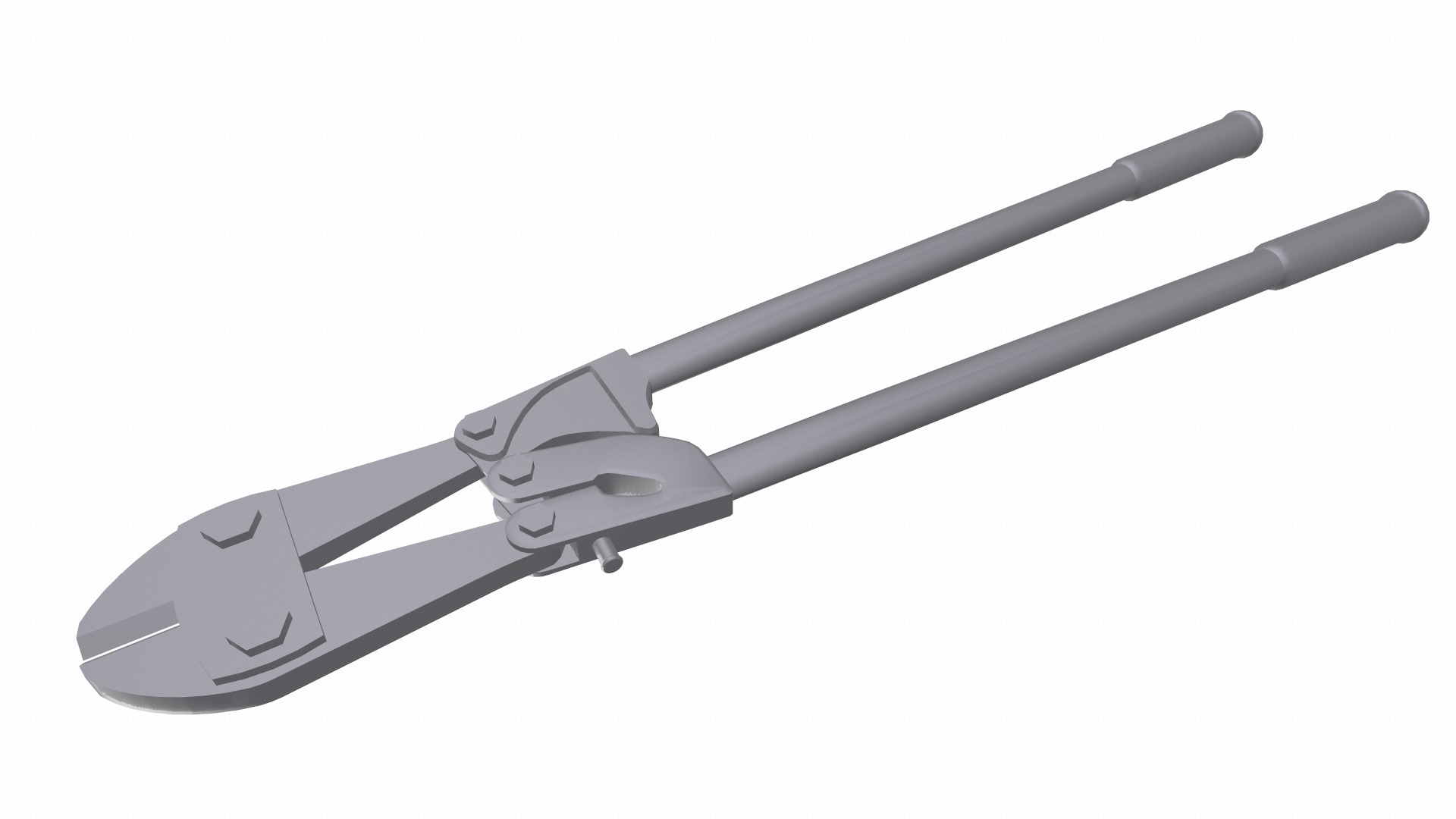 Bolt Cutter Low Poly Low-poly 3D model_29