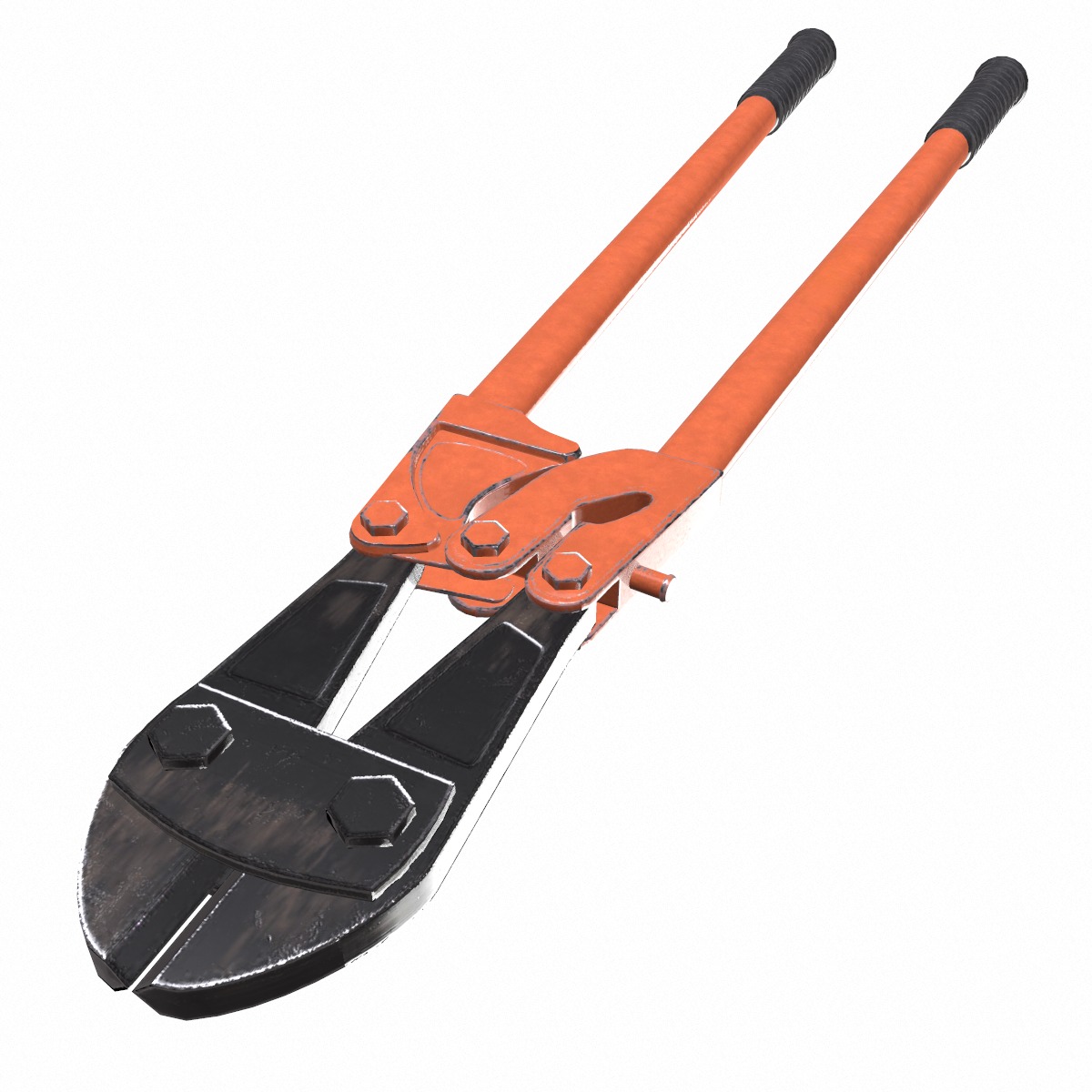 Bolt Cutter Low Poly Low-poly 3D model_13