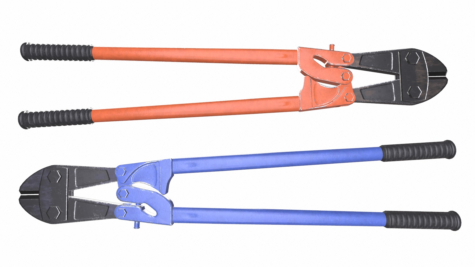 Bolt Cutter Low Poly Low-poly 3D model_17