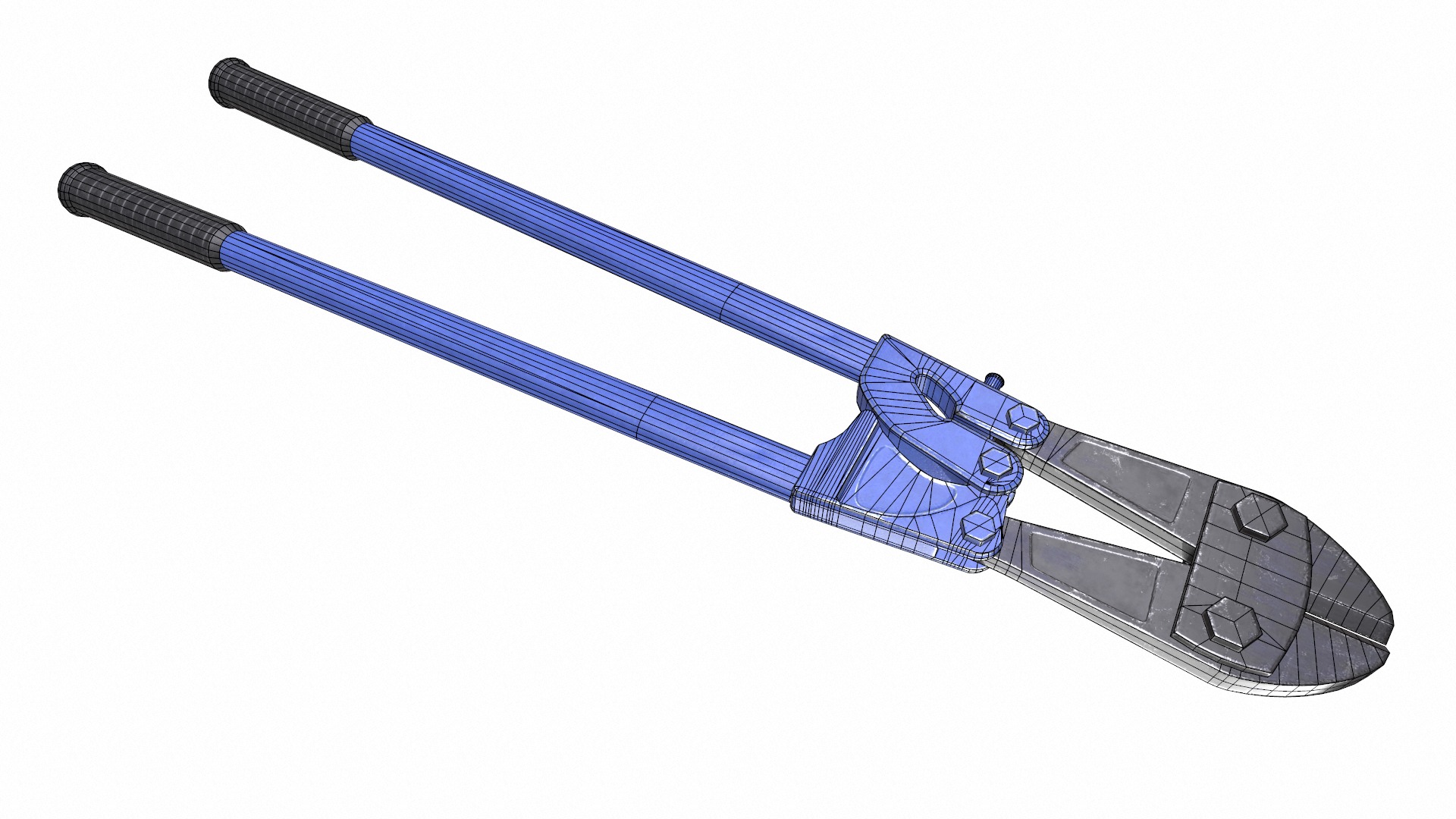 Bolt Cutter Low Poly Low-poly 3D model_25