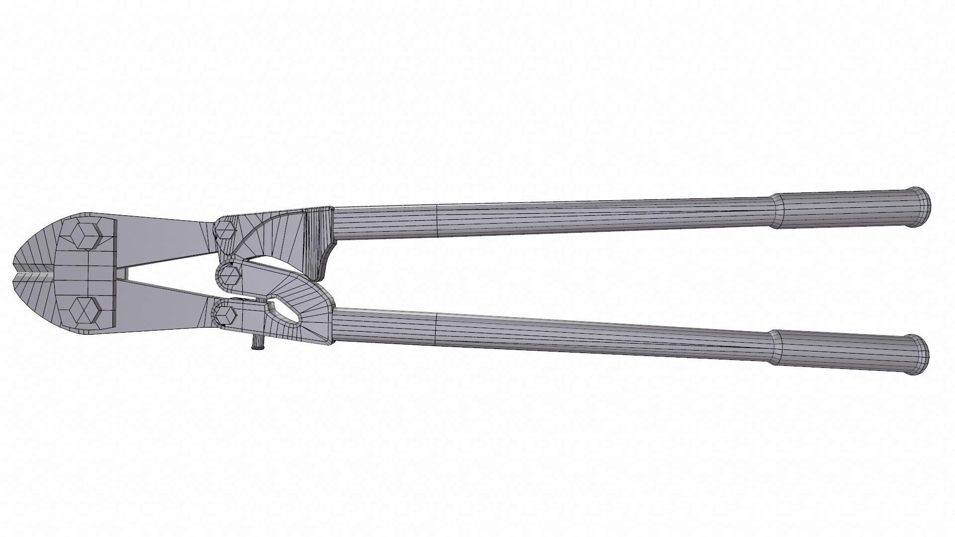 Bolt Cutter Low Poly Low-poly 3D model_27