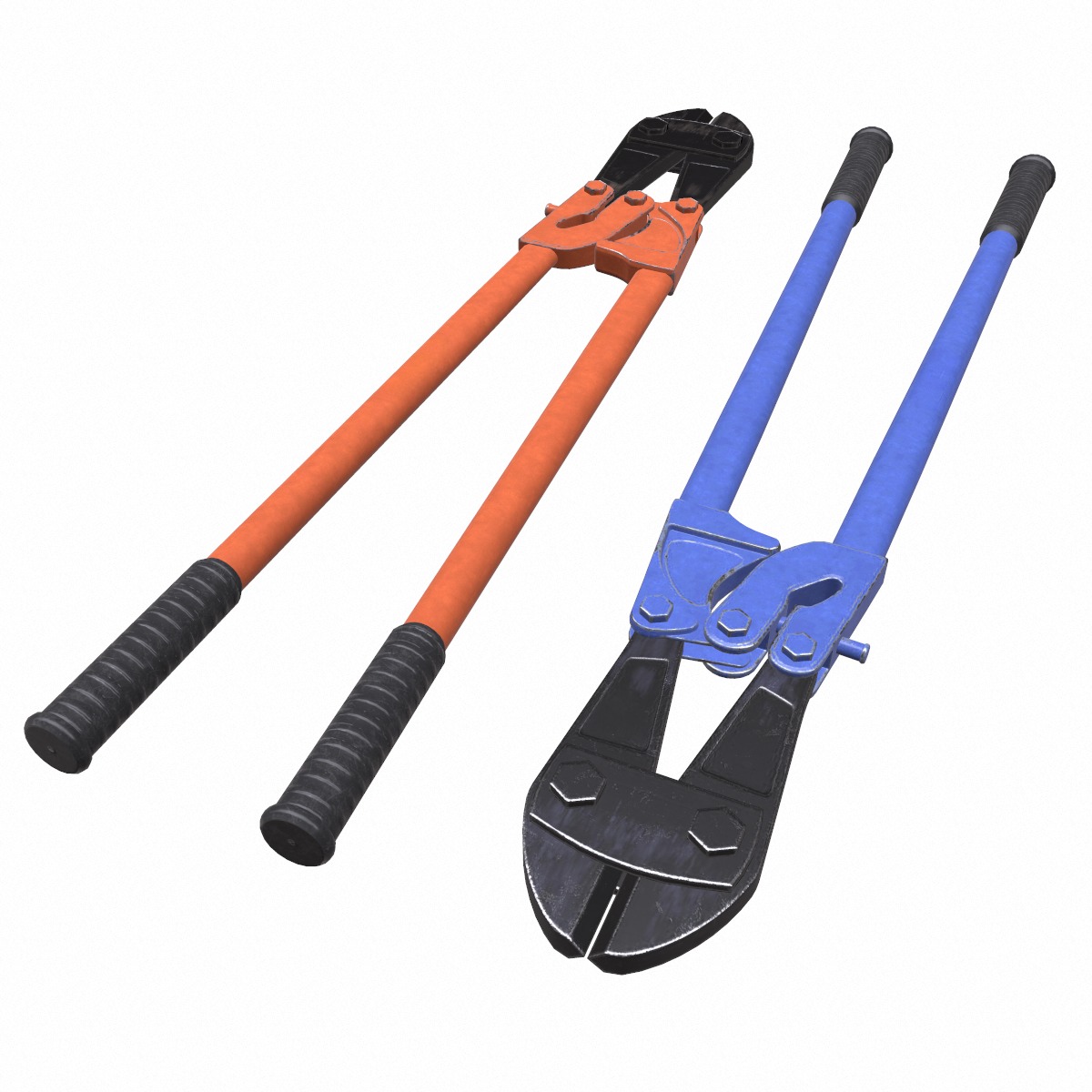 Bolt Cutter Low Poly Low-poly 3D model_1
