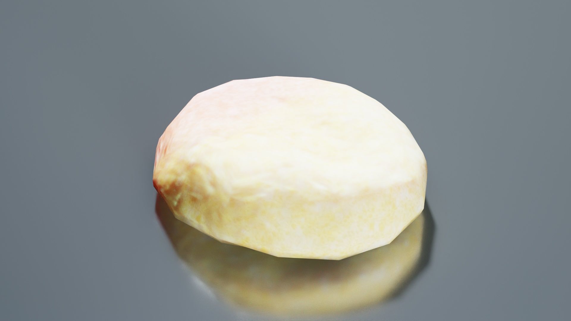 Dual Color Low-poly 3D model_3