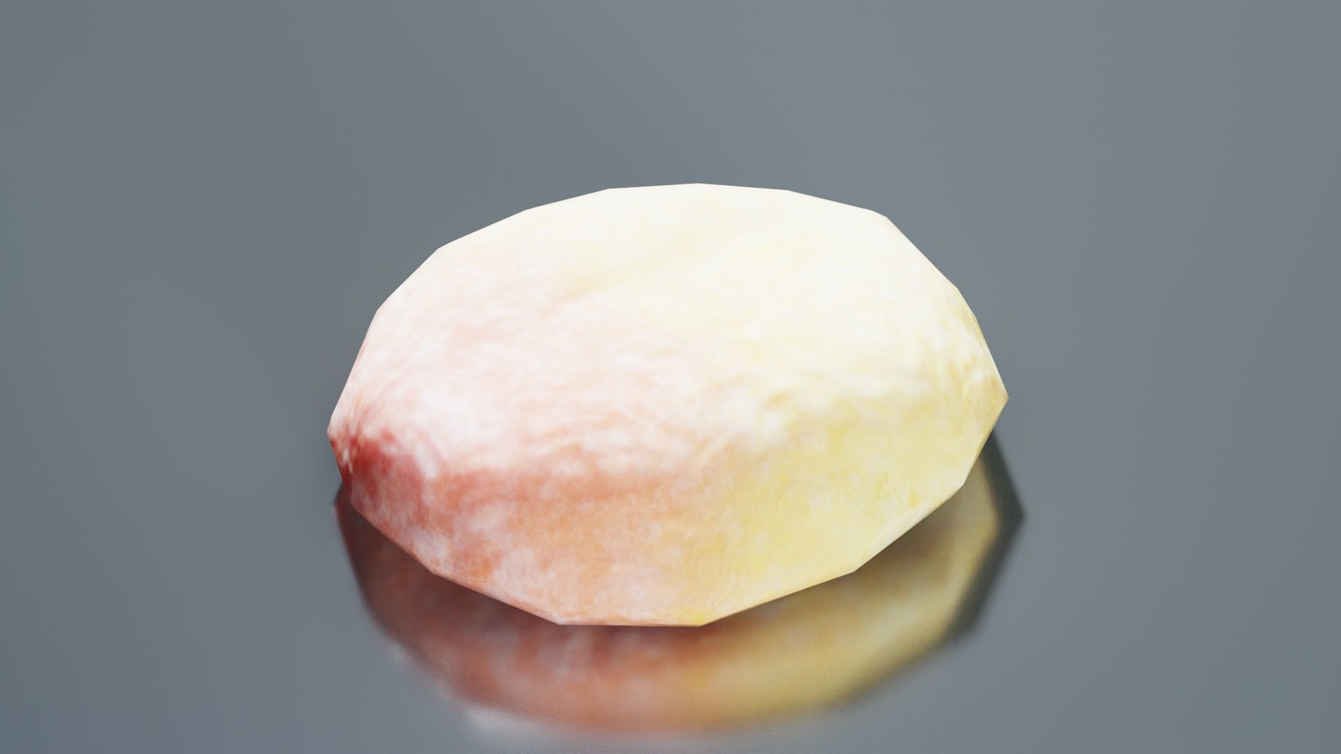 Dual Color Low-poly 3D model_5