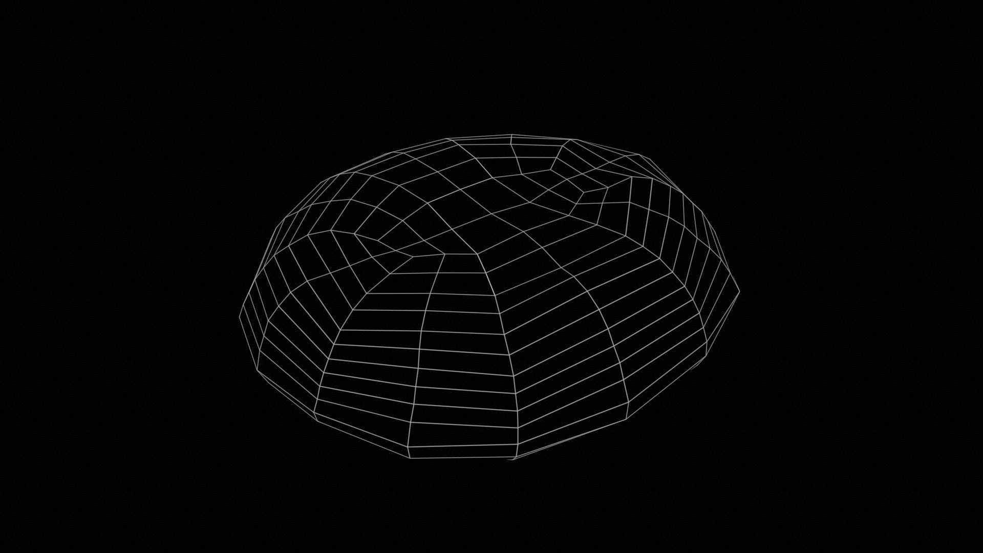 Dual Color Low-poly 3D model_11