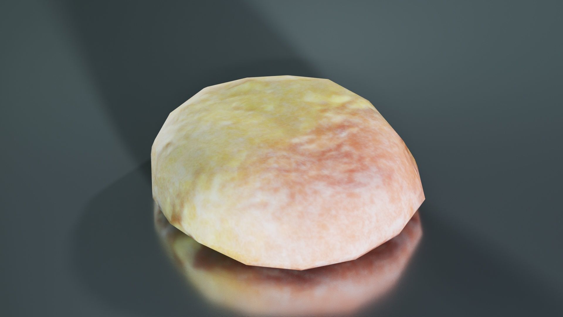 Dual Color Low-poly 3D model_6