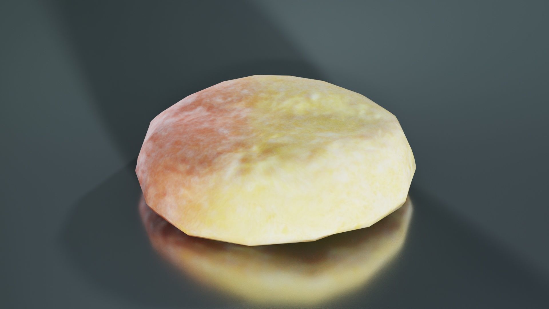 Dual Color Low-poly 3D model_2