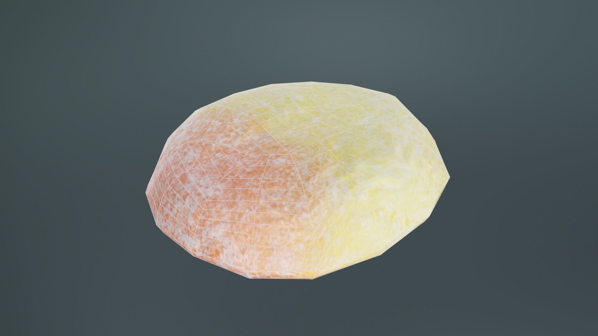 Dual Color Low-poly 3D model_9