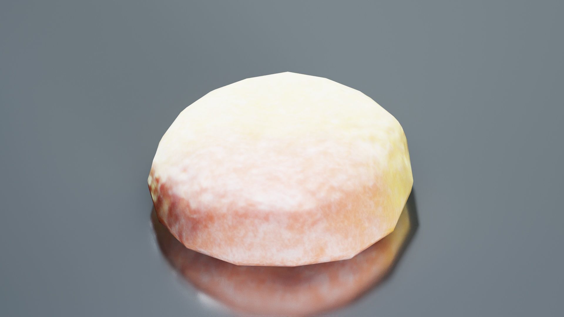 Dual Color Low-poly 3D model_1