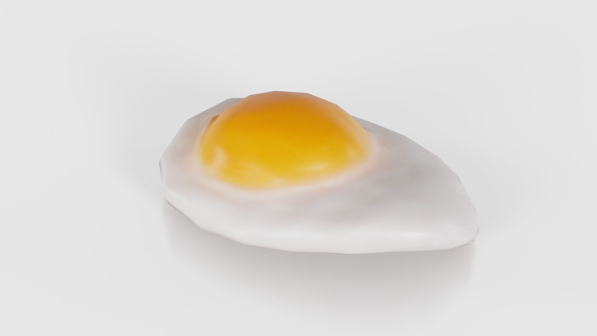 Egg Omelet Low-poly 3D model_19