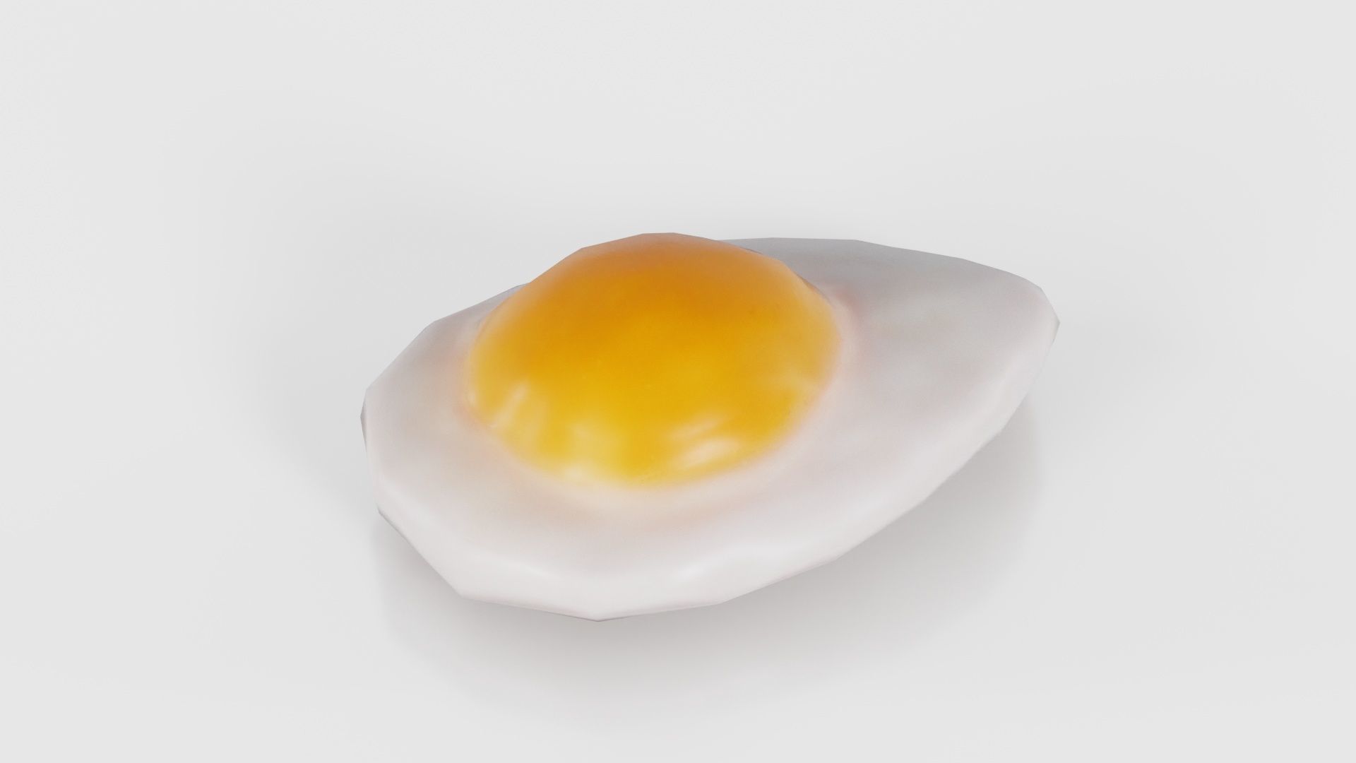 Egg Omelet Low-poly 3D model_21