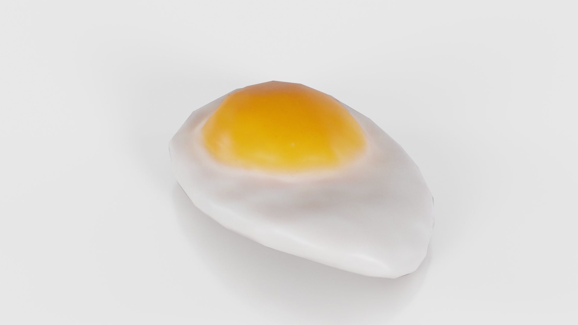Egg Omelet Low-poly 3D model_18
