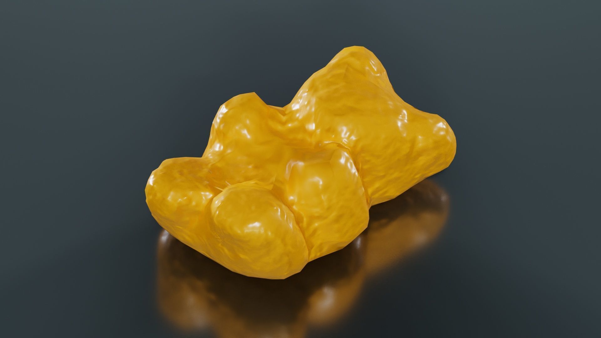 Gummy Bear Low-poly 3D model_12