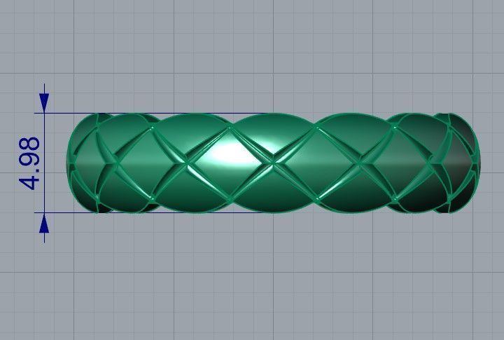 Single Ring 3D print model_2