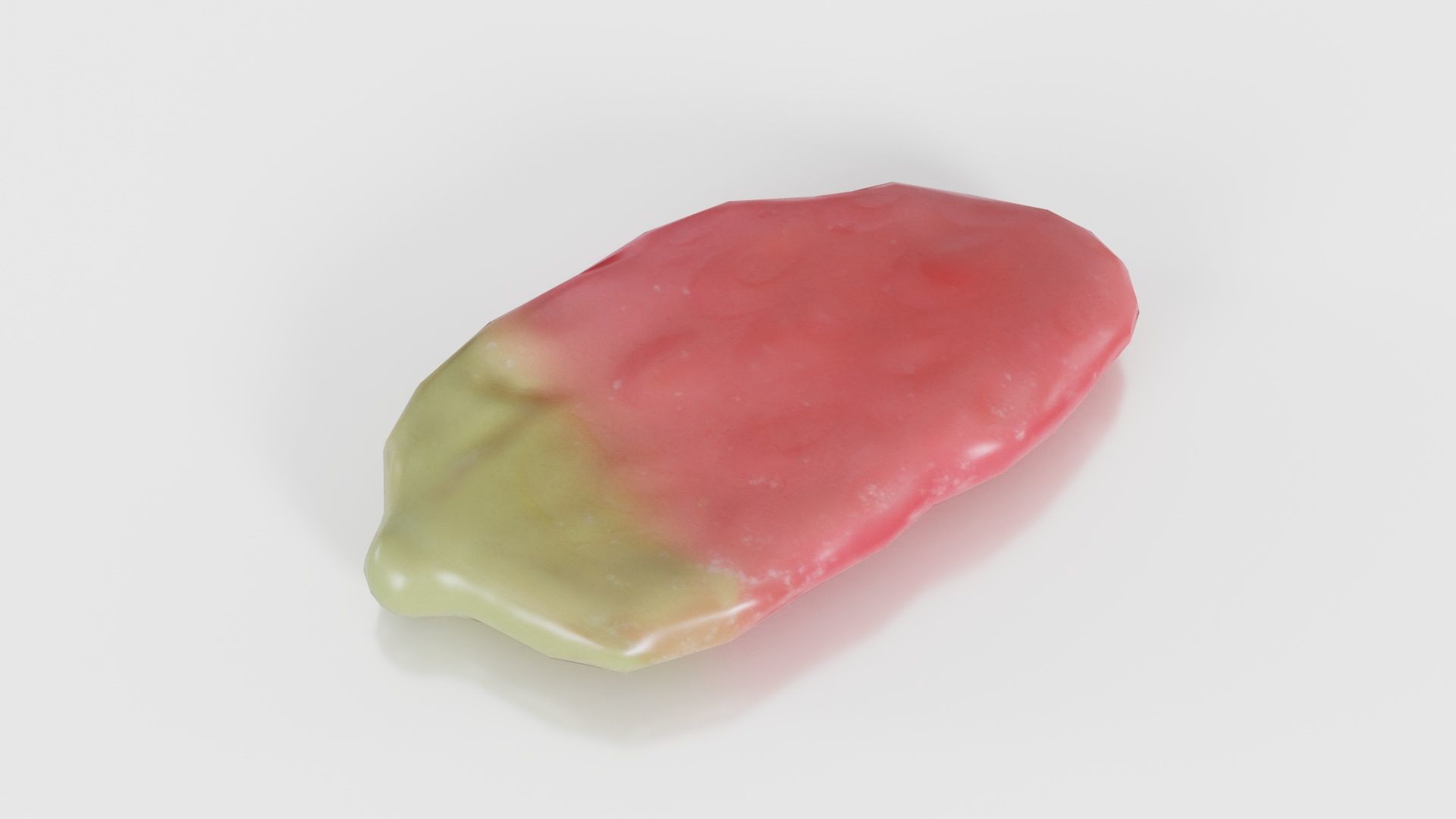 Jelly Strawberry Low-poly 3D model_21