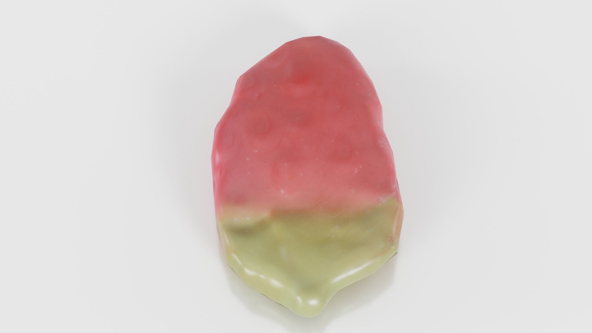 Jelly Strawberry Low-poly 3D model_23