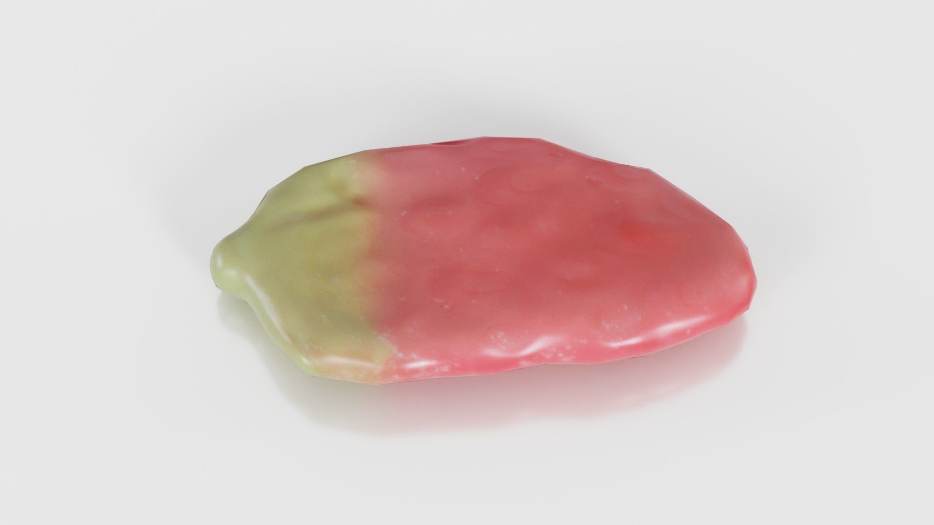 Jelly Strawberry Low-poly 3D model_20