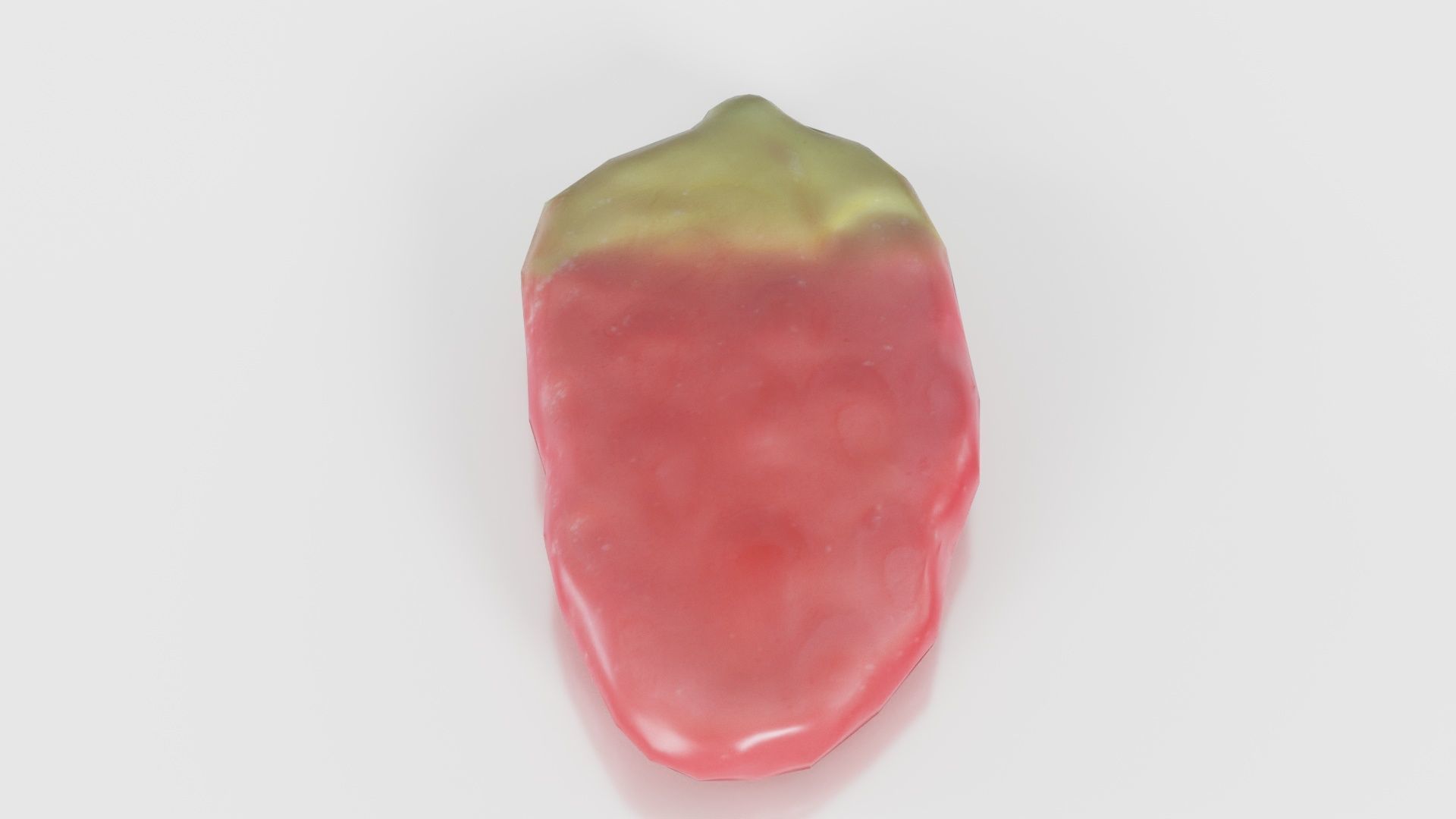Jelly Strawberry Low-poly 3D model_17