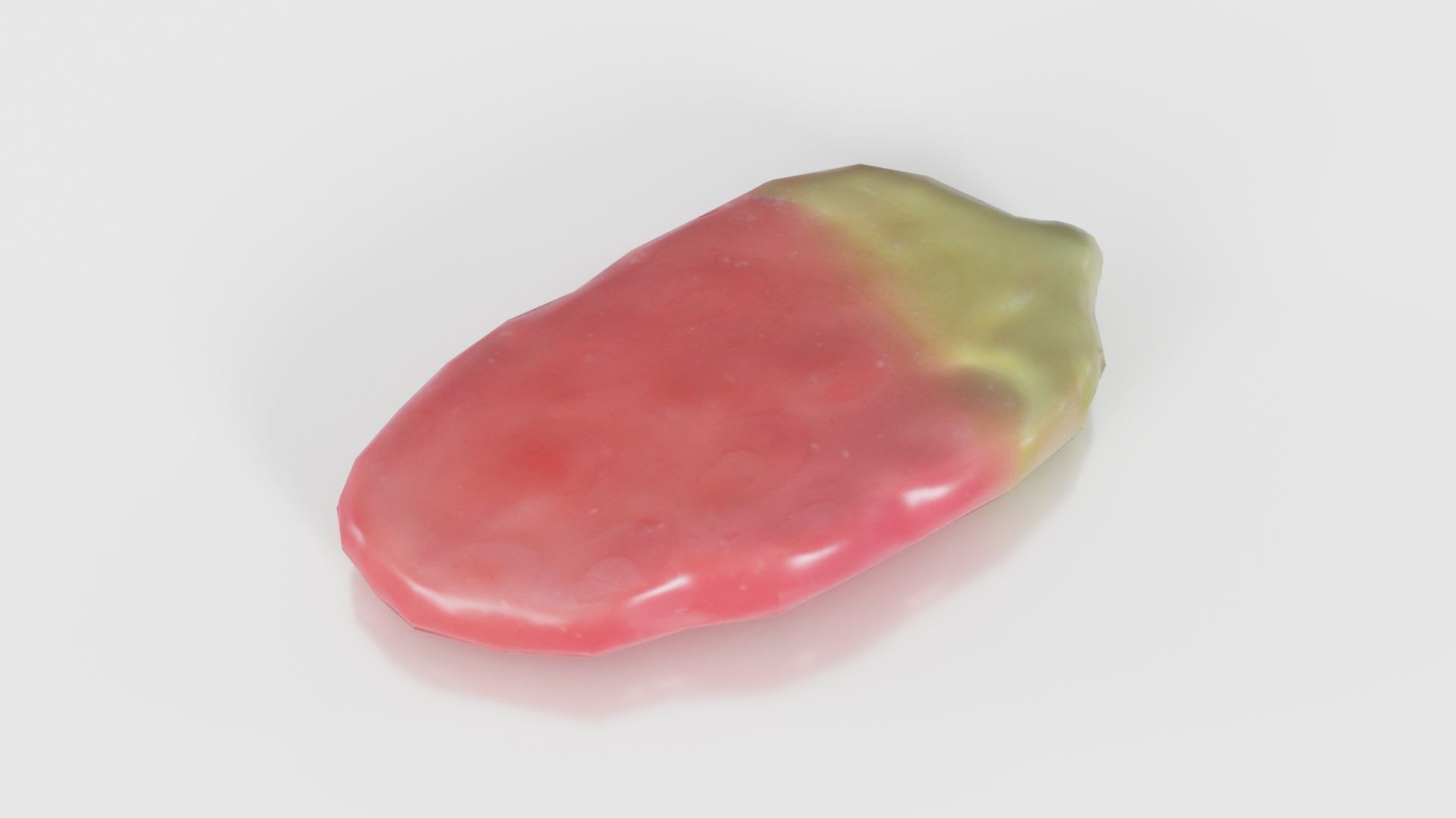 Jelly Strawberry Low-poly 3D model_15