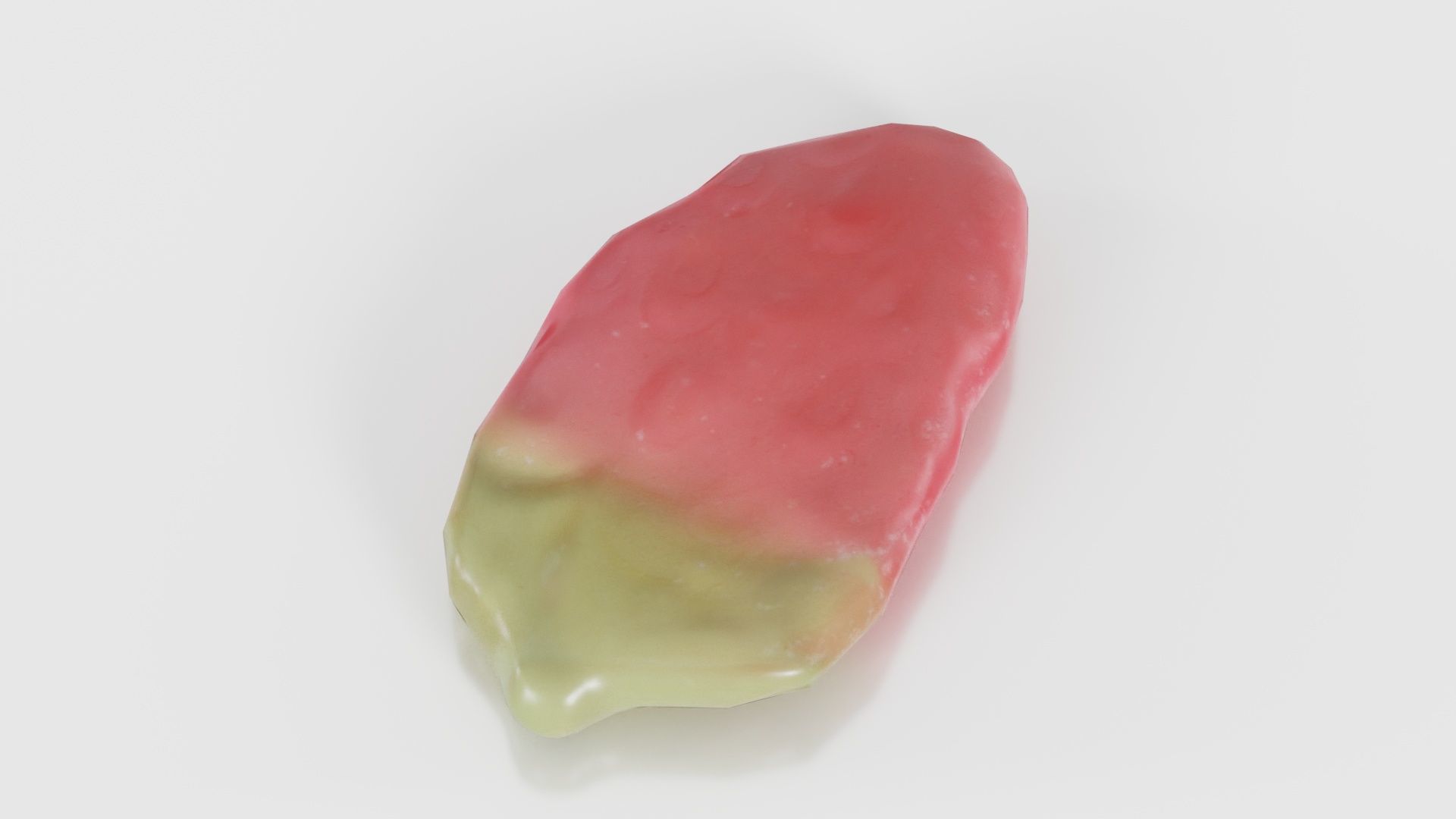 Jelly Strawberry Low-poly 3D model_22