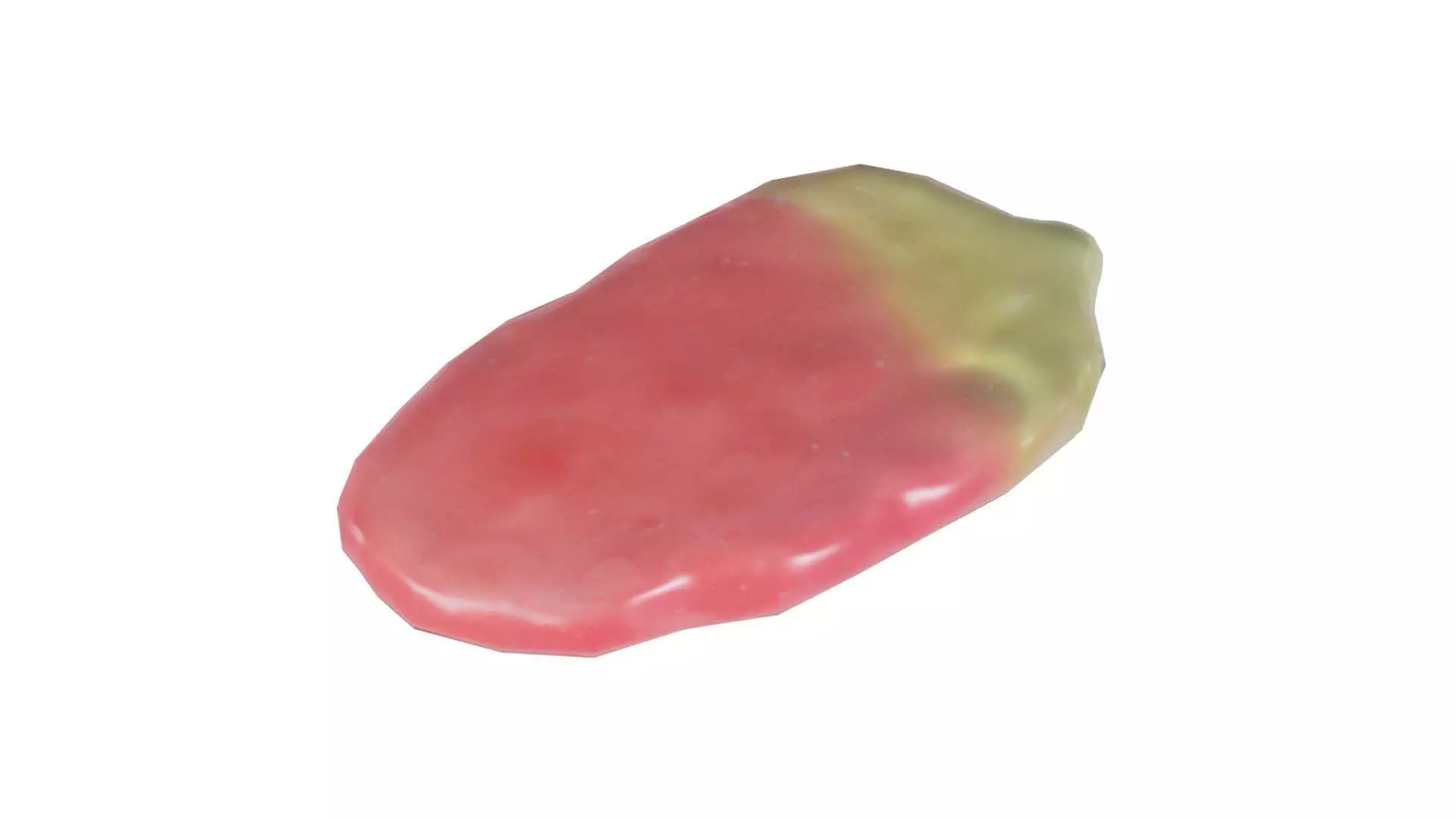 Jelly Strawberry Low-poly 3D model_0