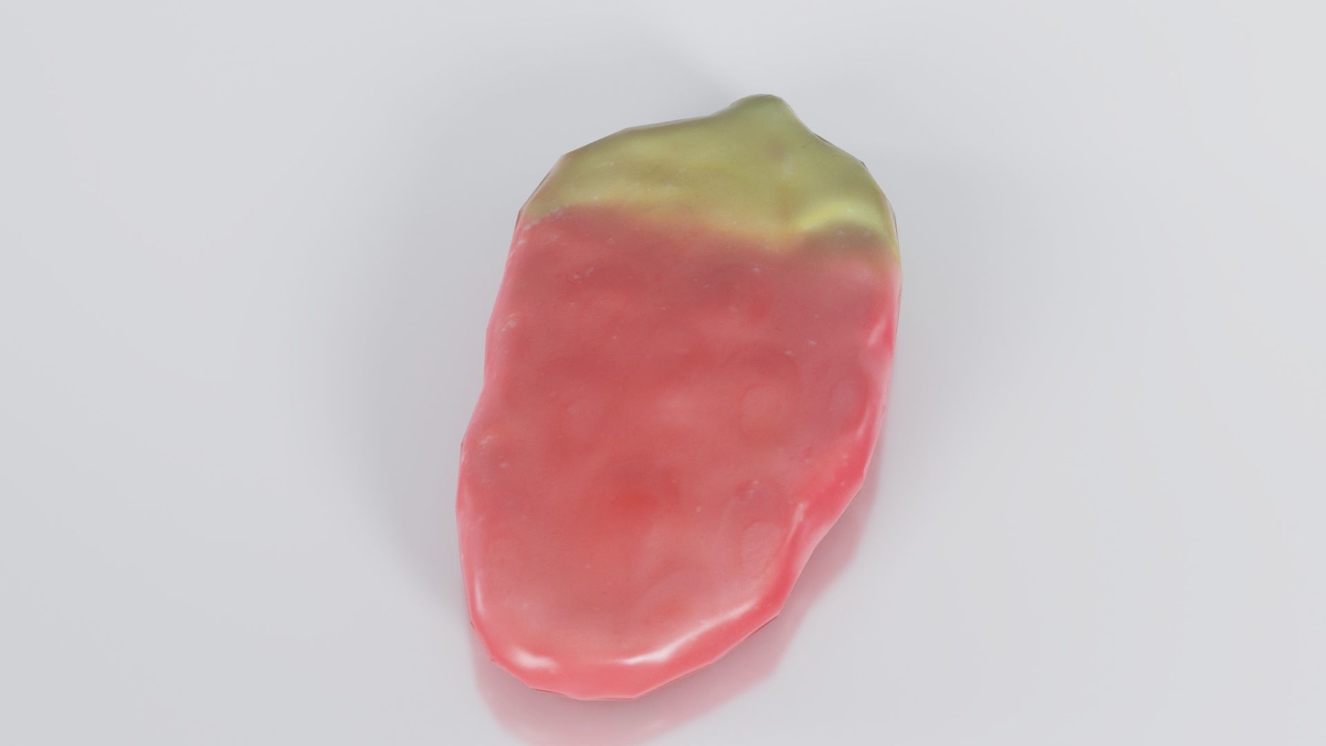 Jelly Strawberry Low-poly 3D model_5