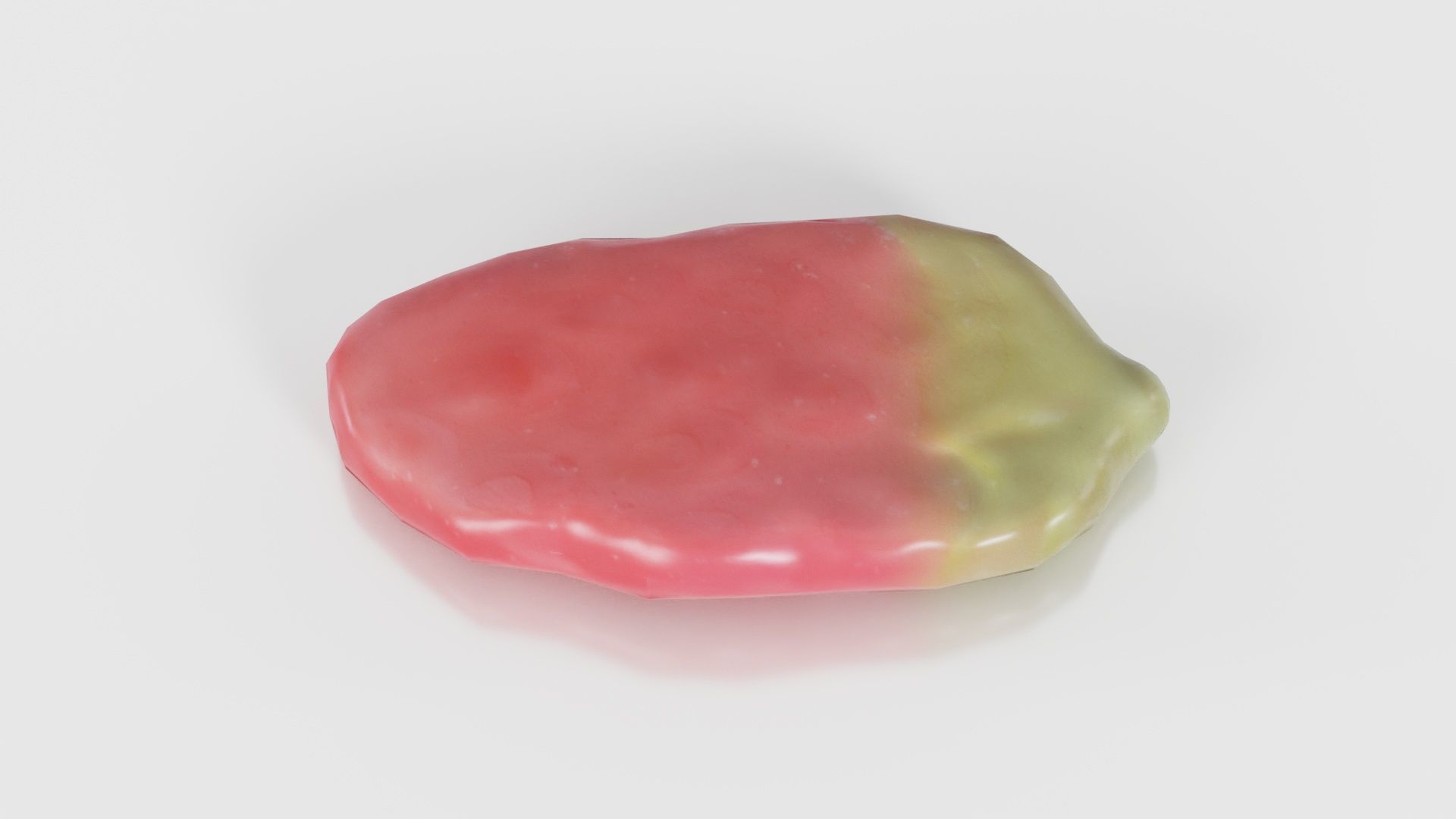 Jelly Strawberry Low-poly 3D model_26