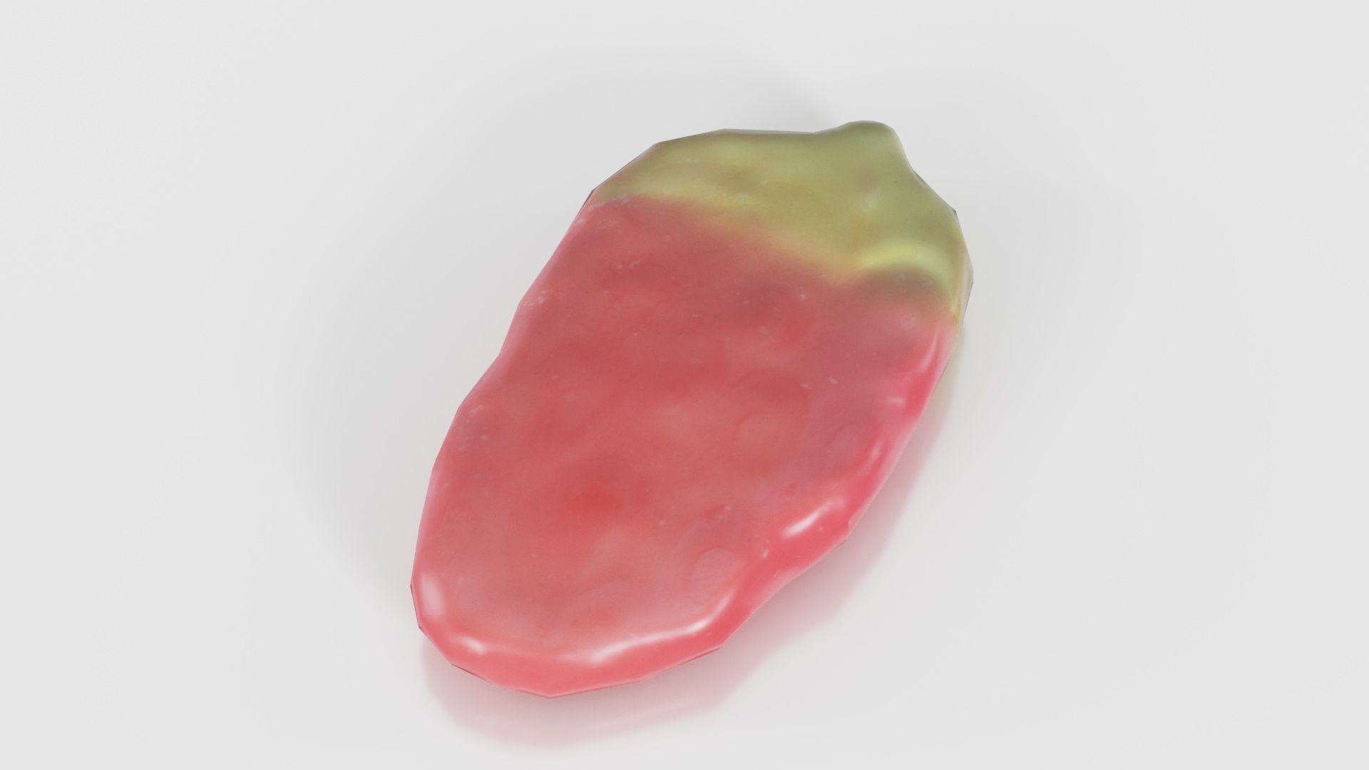 Jelly Strawberry Low-poly 3D model_16