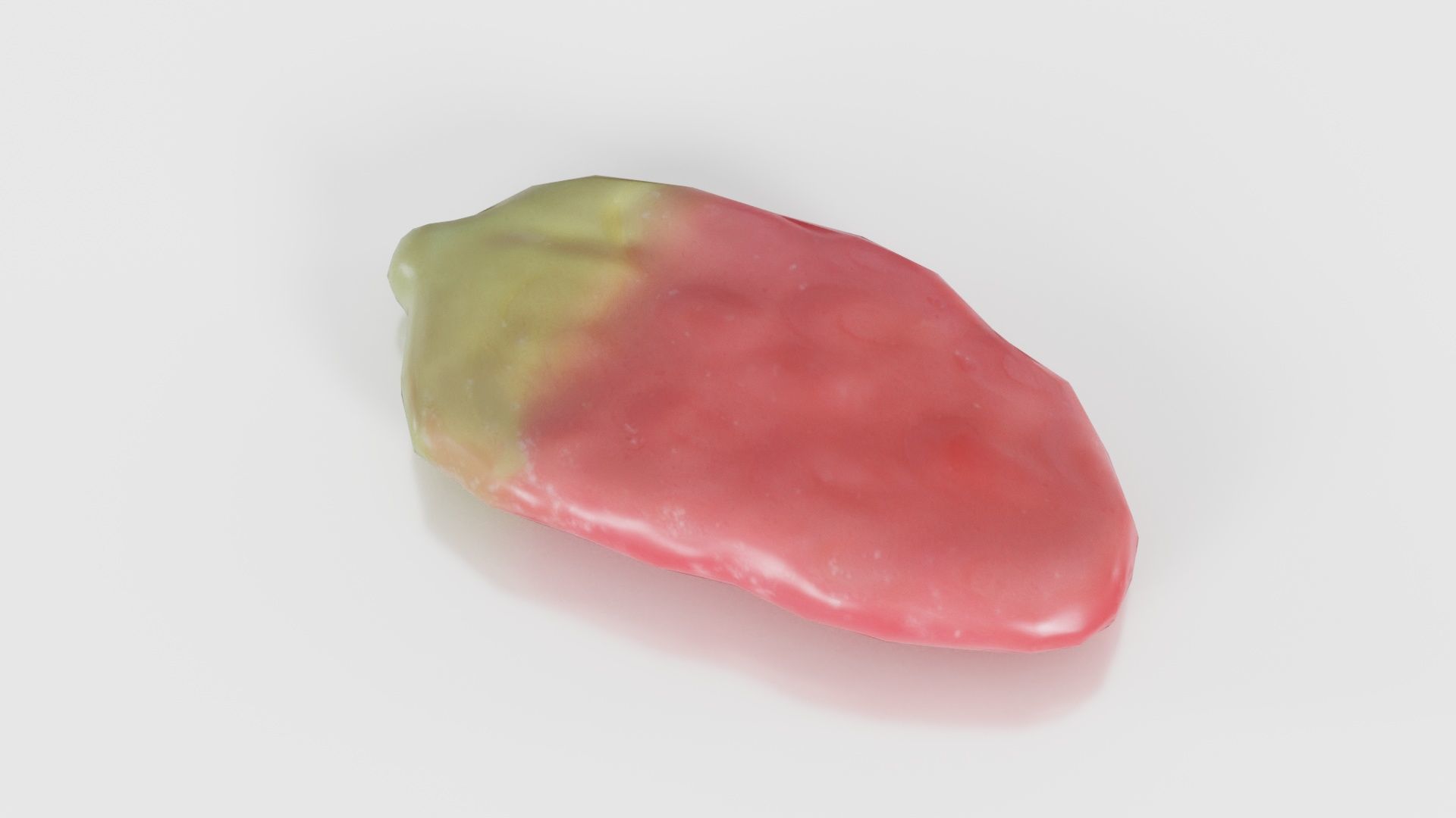 Jelly Strawberry Low-poly 3D model_19