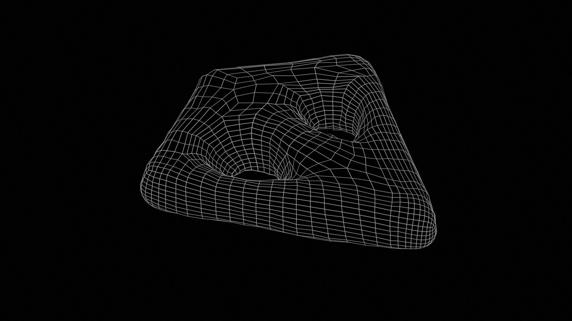 Kite Low-poly 3D model_11