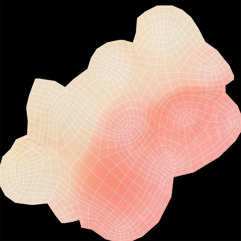 Pink Gummy Bear Low-poly 3D model_14