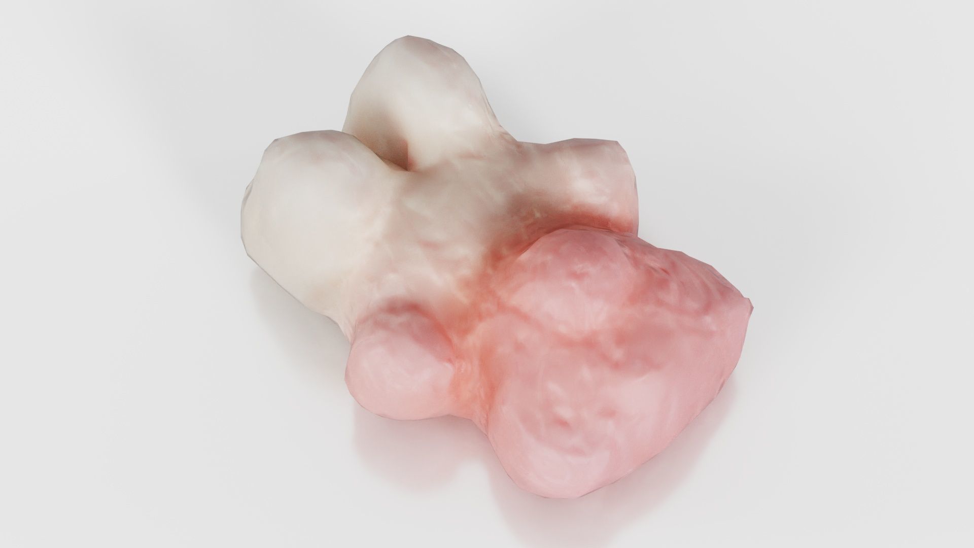 Pink Gummy Bear Low-poly 3D model_24
