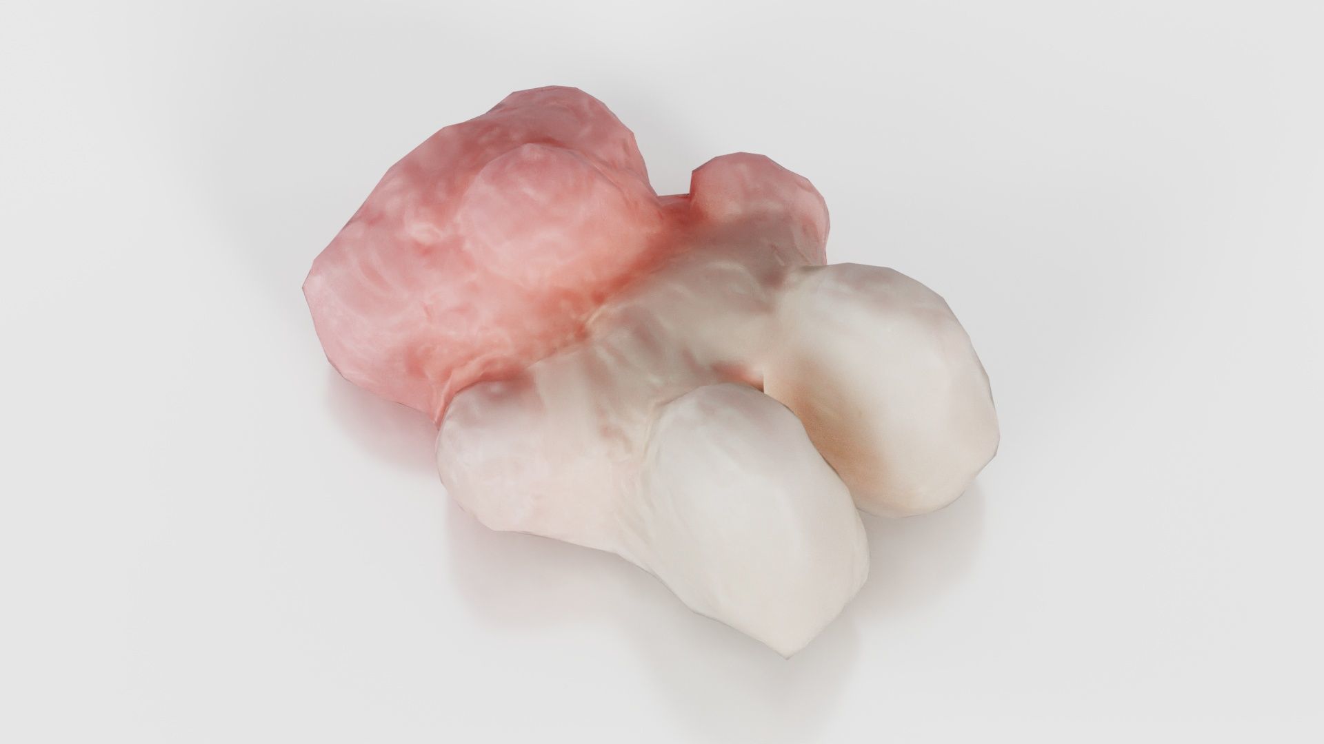 Pink Gummy Bear Low-poly 3D model_18