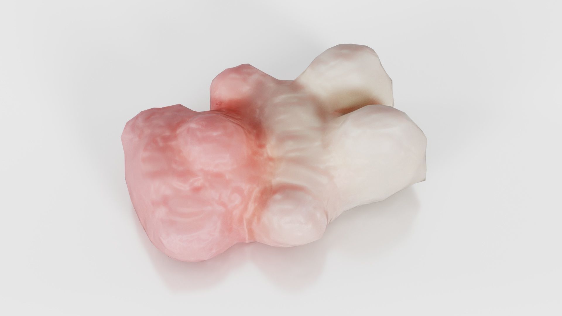 Pink Gummy Bear Low-poly 3D model_20