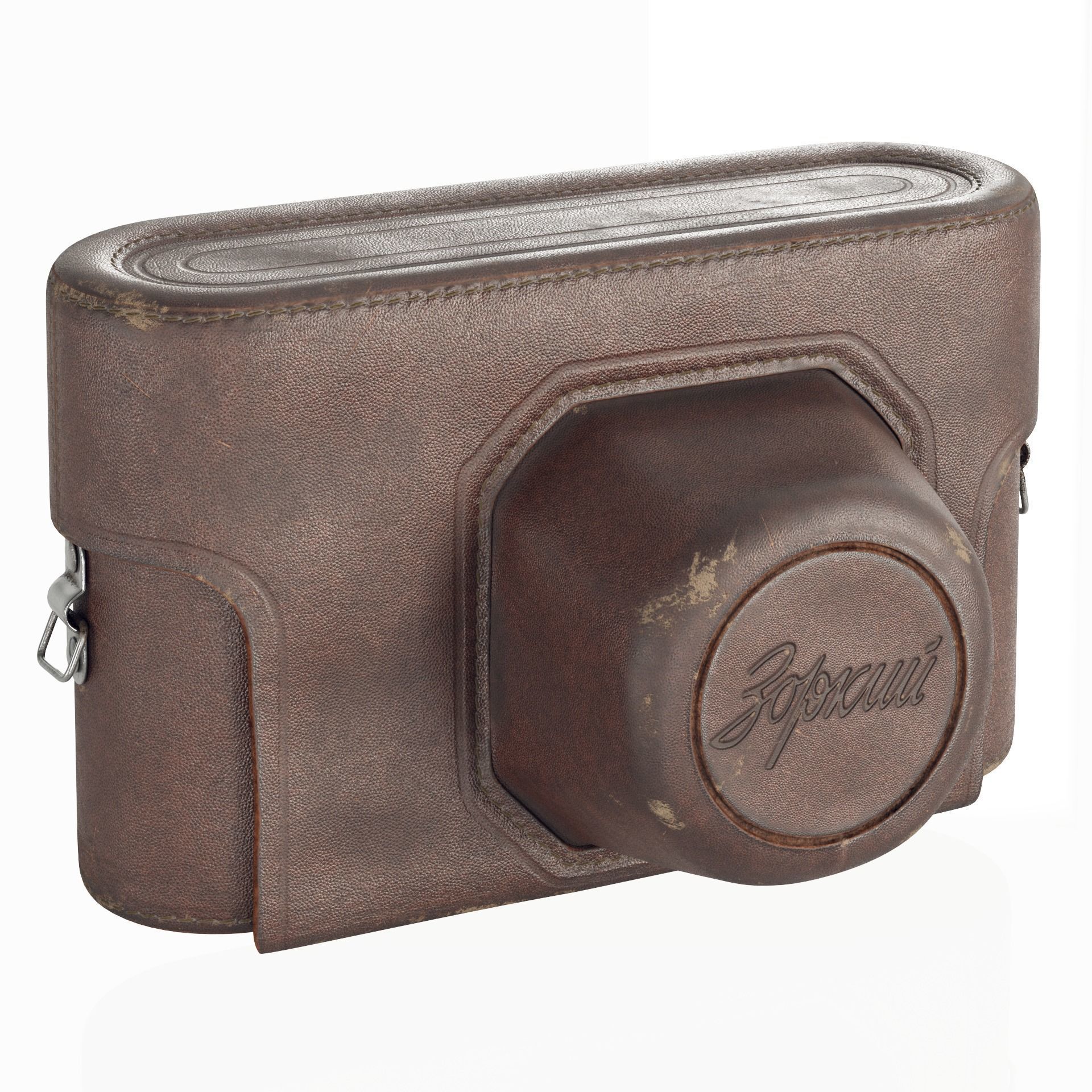 Zorki-6 camera in a case 3D model_2