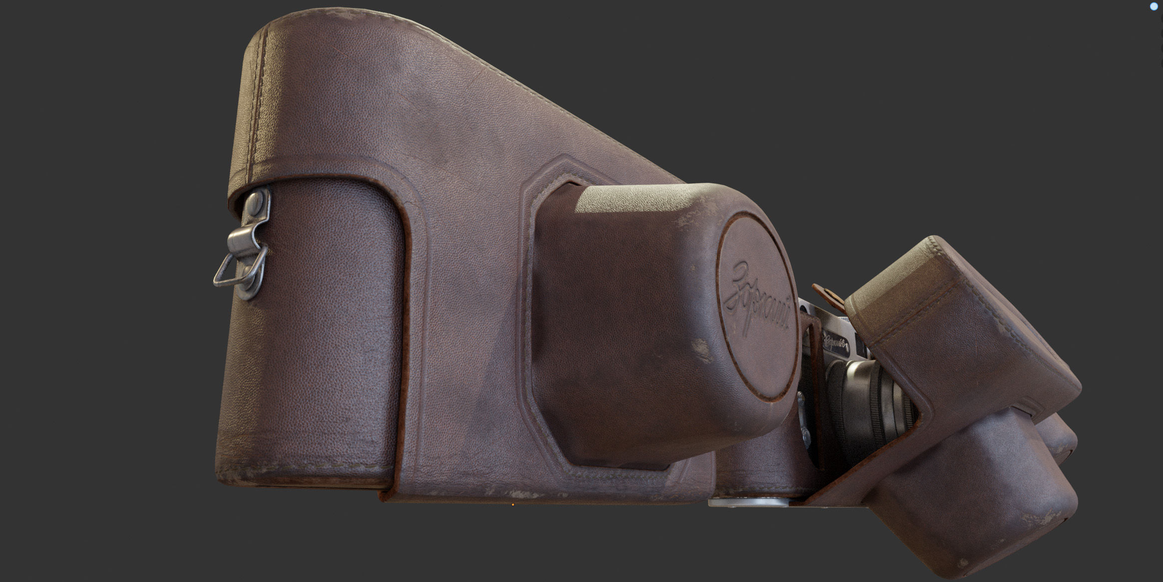 Zorki-6 camera in a case 3D model_15