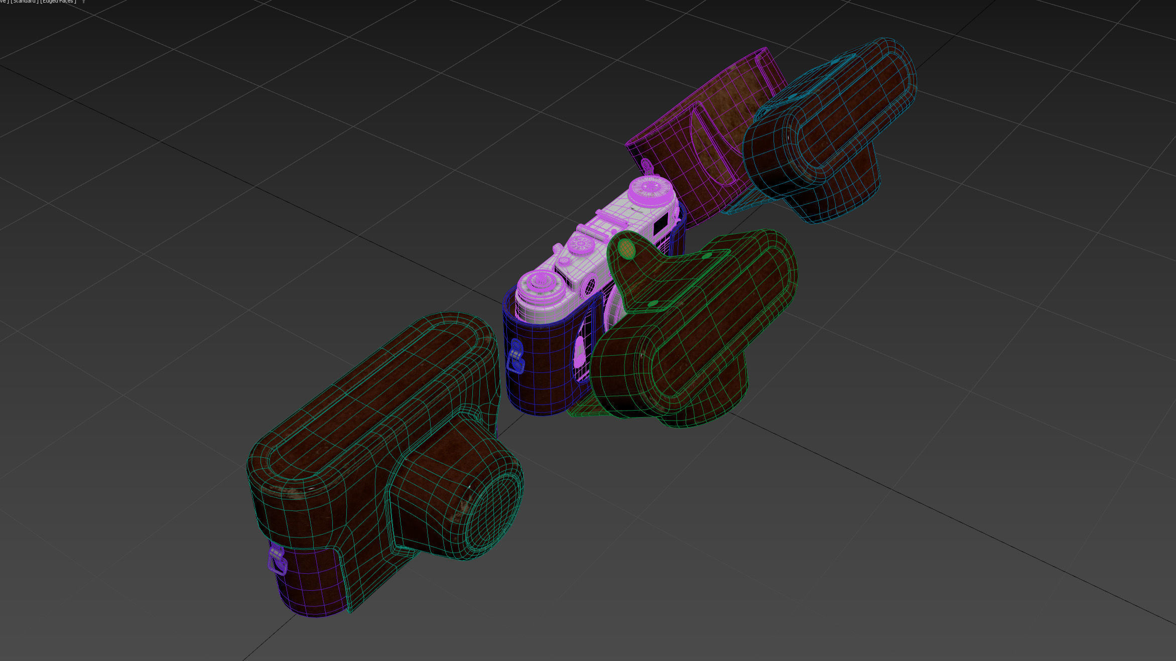 Zorki-6 camera in a case 3D model_21