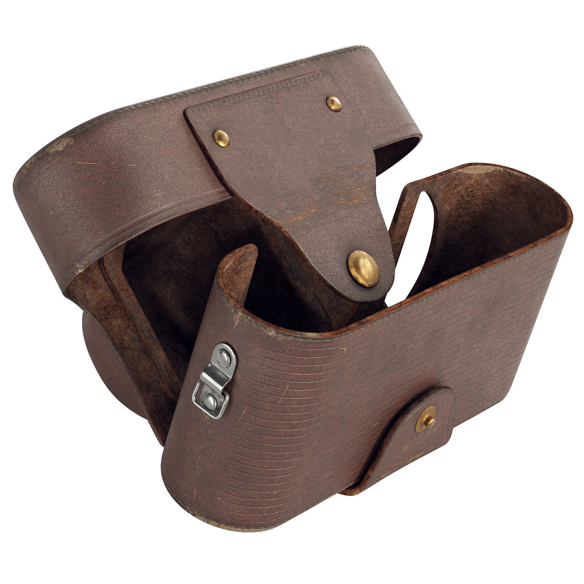 Zorki-6 camera in a case 3D model_8