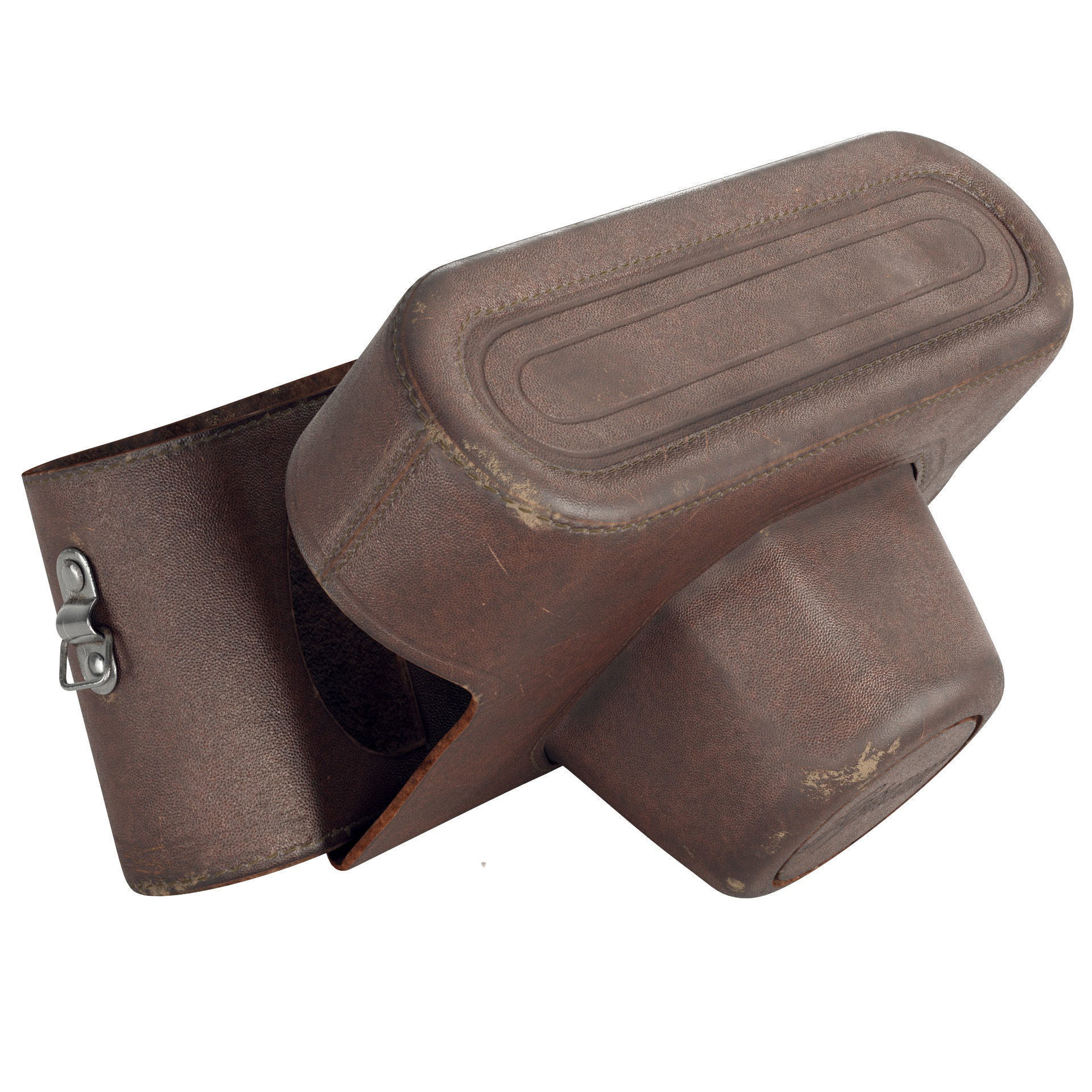 Zorki-6 camera in a case 3D model_4