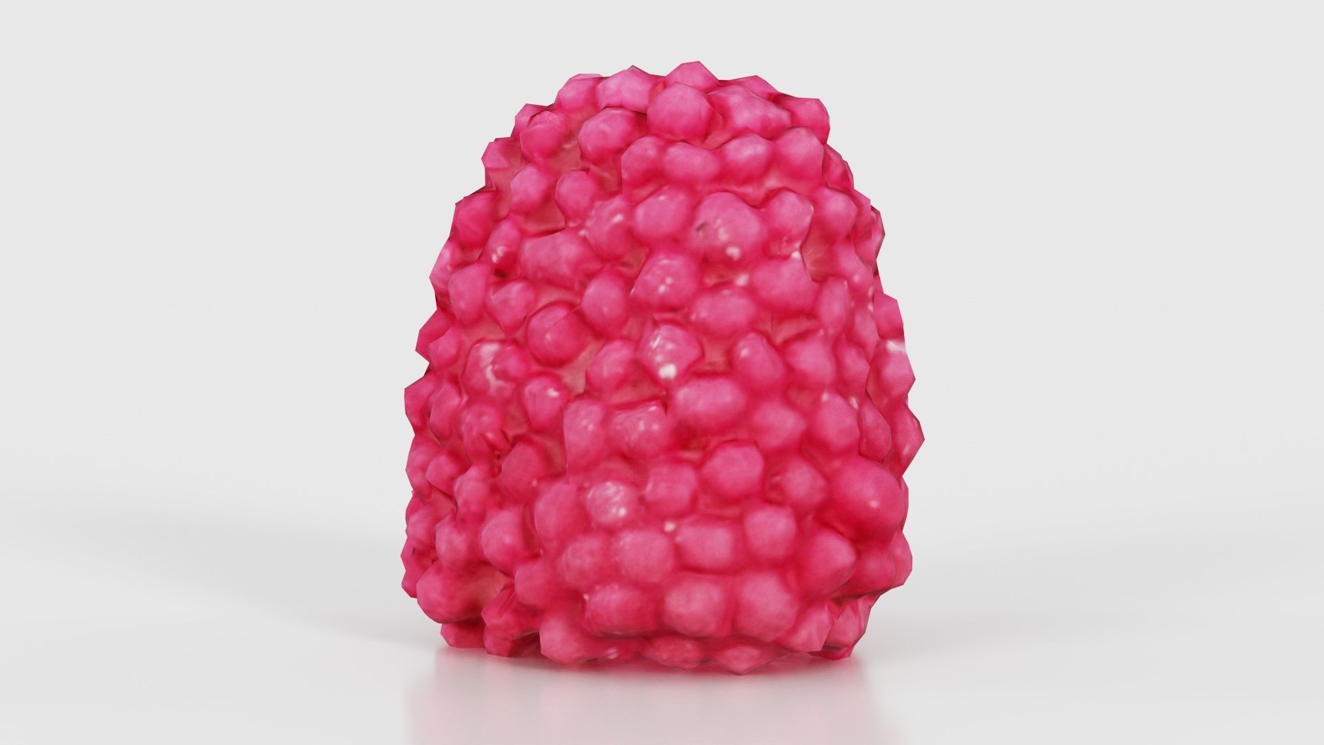 Strawberry Low-poly 3D model_26