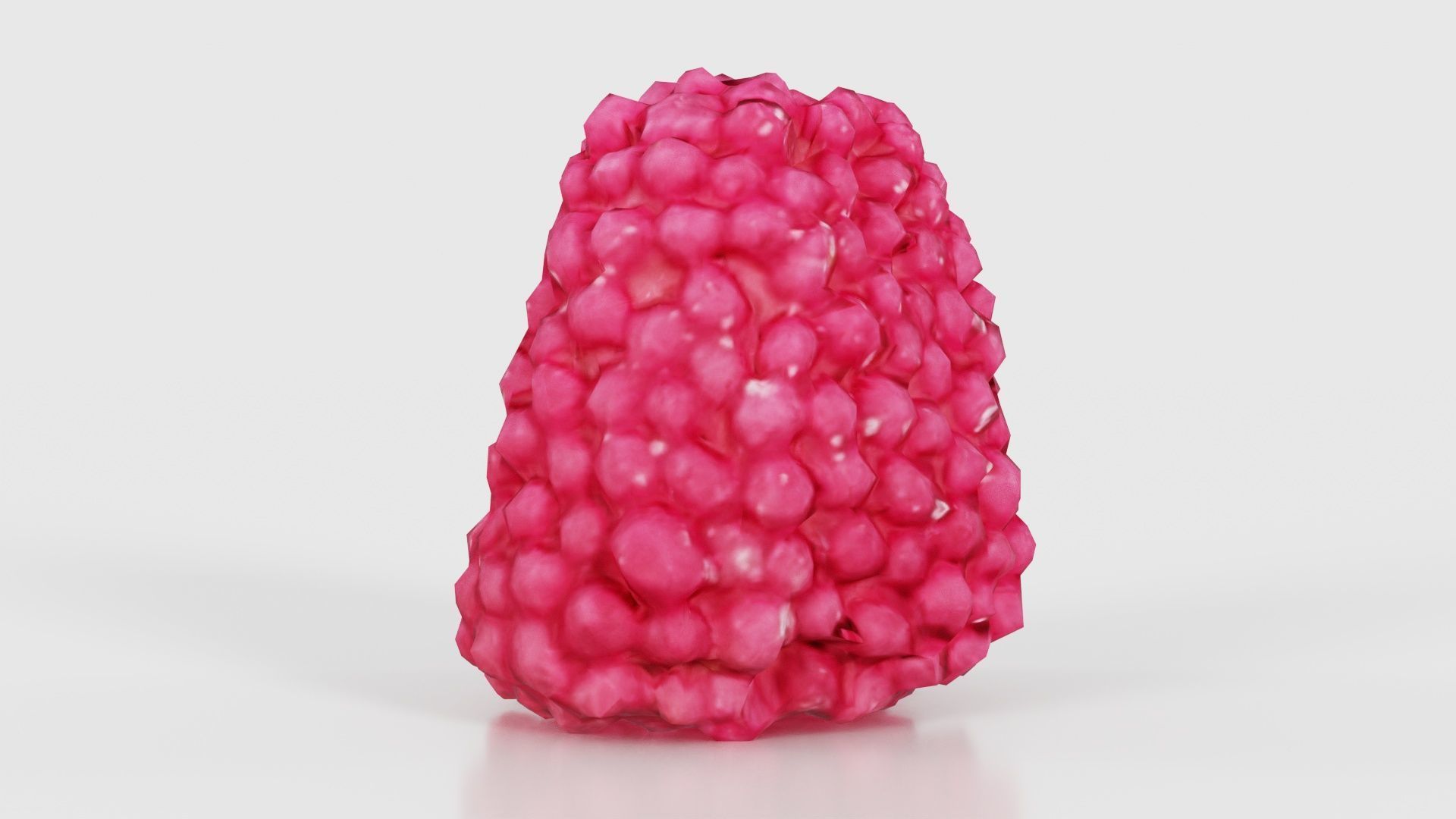 Strawberry Low-poly 3D model_24