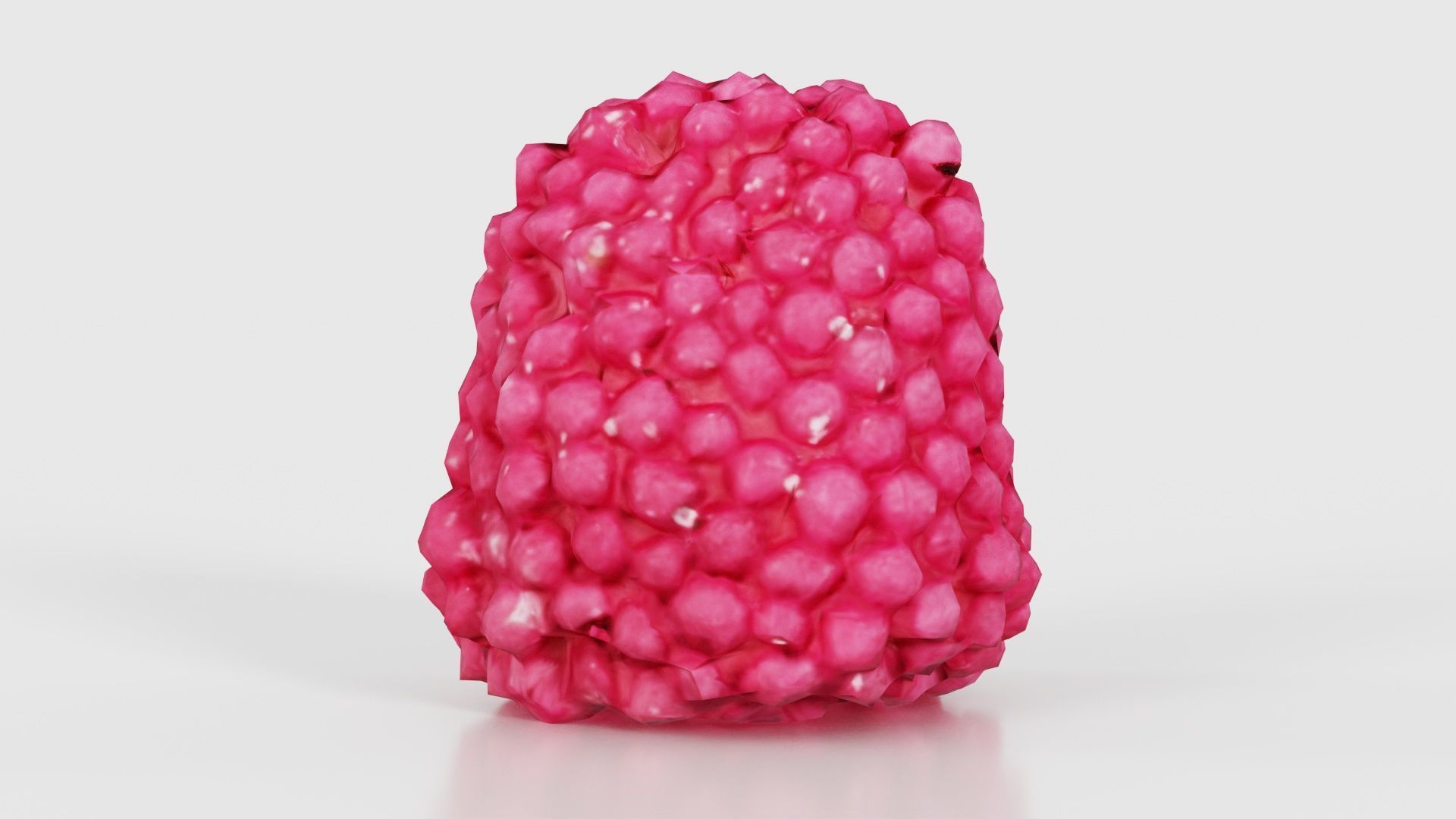 Strawberry Low-poly 3D model_22