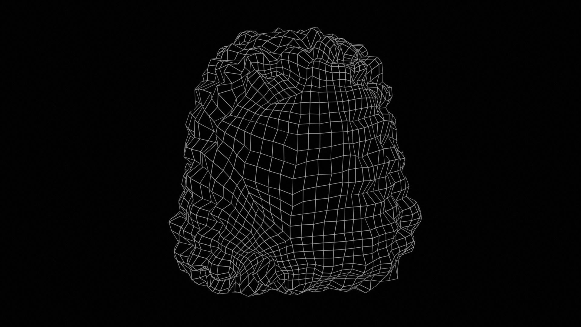 Strawberry Low-poly 3D model_11