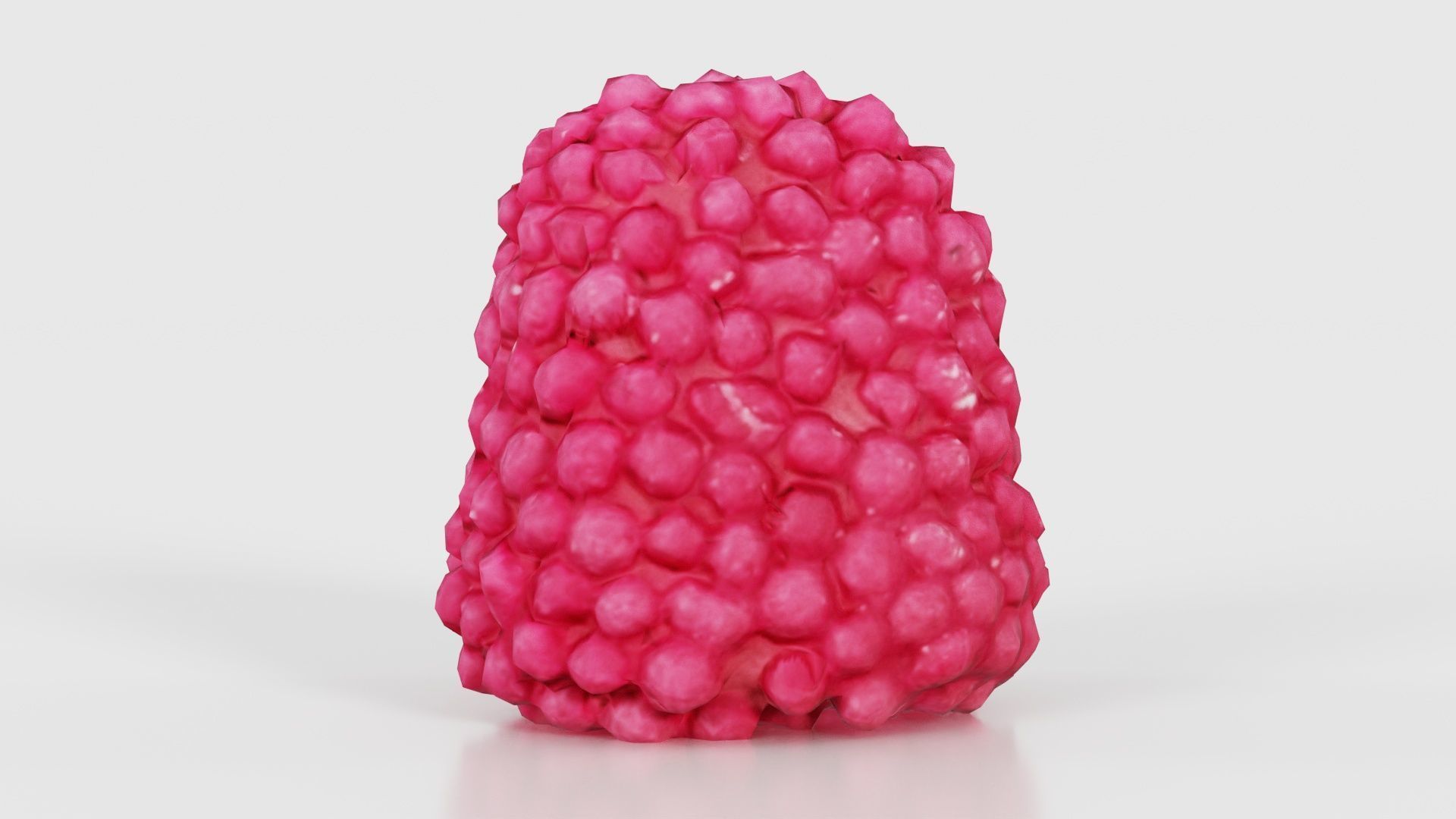 Strawberry Low-poly 3D model_16